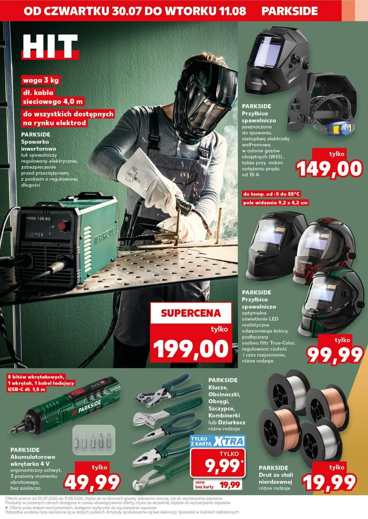 Kaufland gazetka - Złap Okazje od 30.07.2026 - od jutra PDF | Strona: 9 | Produkty: Karta, Kabel, Waga, Zestaw narzędzi