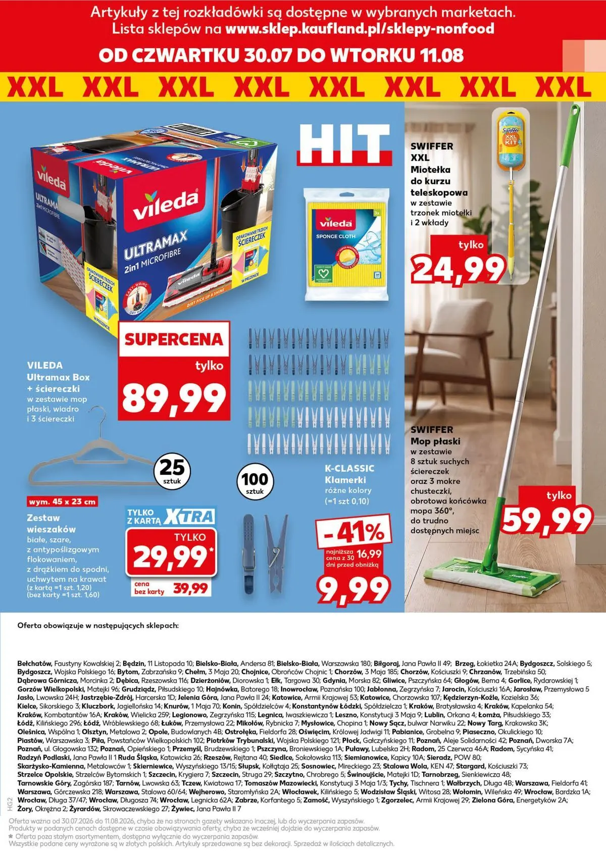 Kaufland gazetka - Złap Okazje od 30.07.2026 - od jutra PDF | Strona: 17 | Produkty: Karta, Vileda