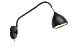 m&ouml;max Dornbirn - Ihr Trendm&ouml;belhaus in Dornbirn Wandleuchte Valencia Schwarz max. 6 Watt Wandlampe