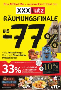 XXXLutz Räumungfinale bis 77% ab 28.07.2026 gültig XXXLutz Räumungfinale bis 77% ab 28.07.2026 gültig