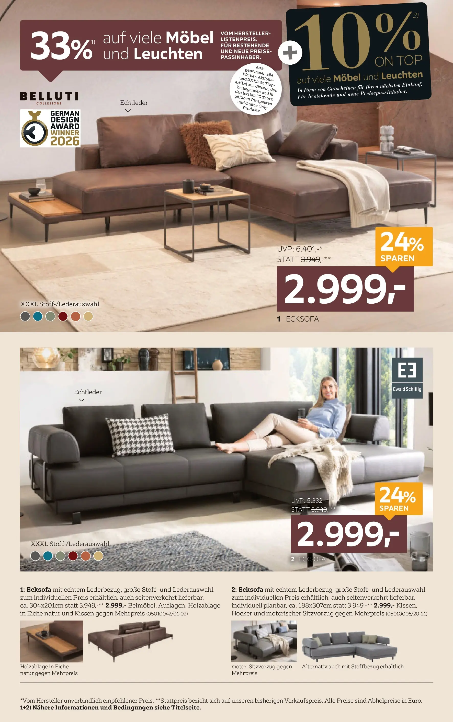 XXXLutz Polstermöbel von 28.07.2026 - Aktuelle Angebote | Seite: 4 | Produkte: Kissen
