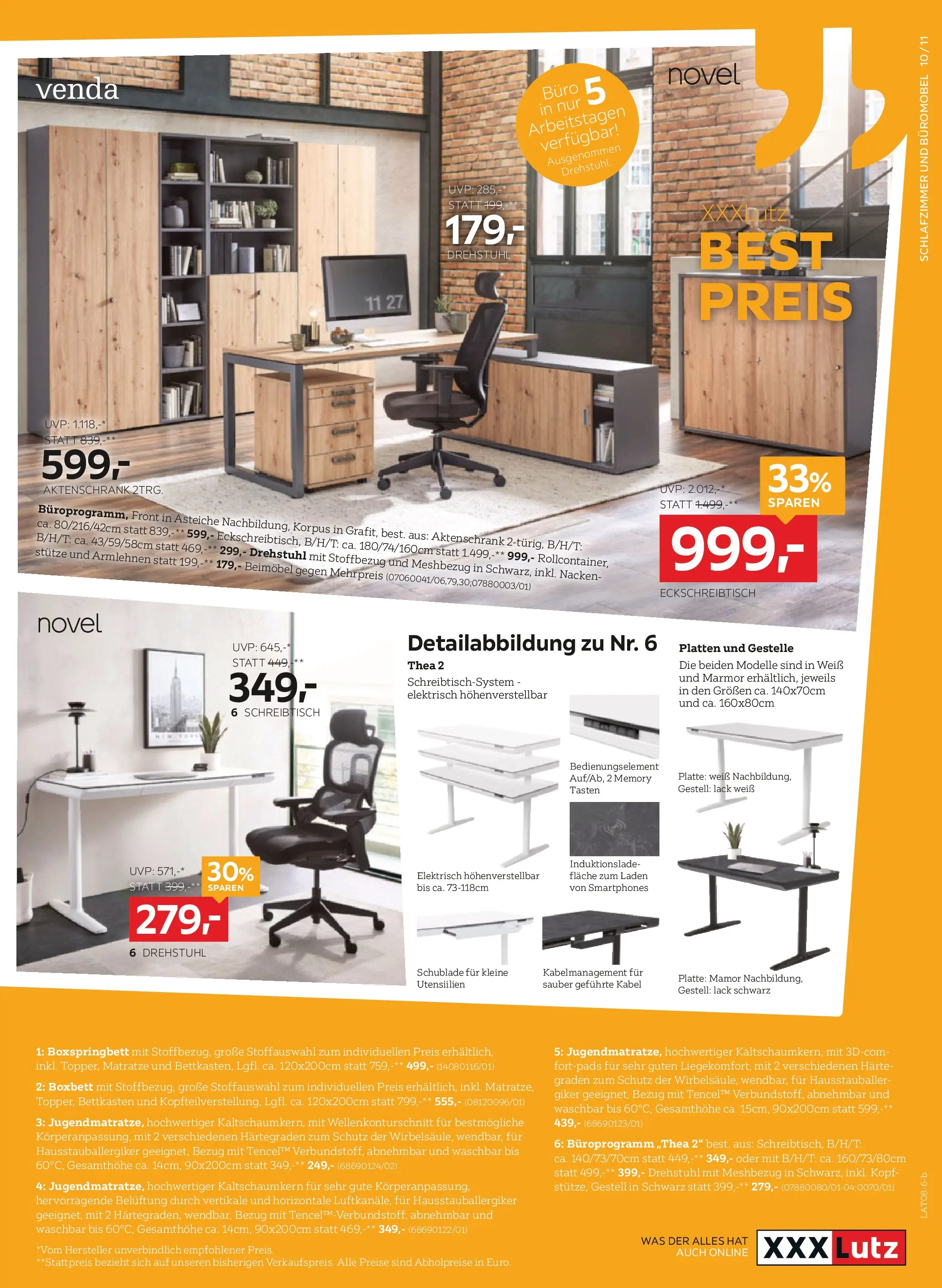XXXLutz - BEST PREIS von 04.08.2026 - Aktuelle Angebote | Seite: 11 | Produkte: Kabel, Matratze