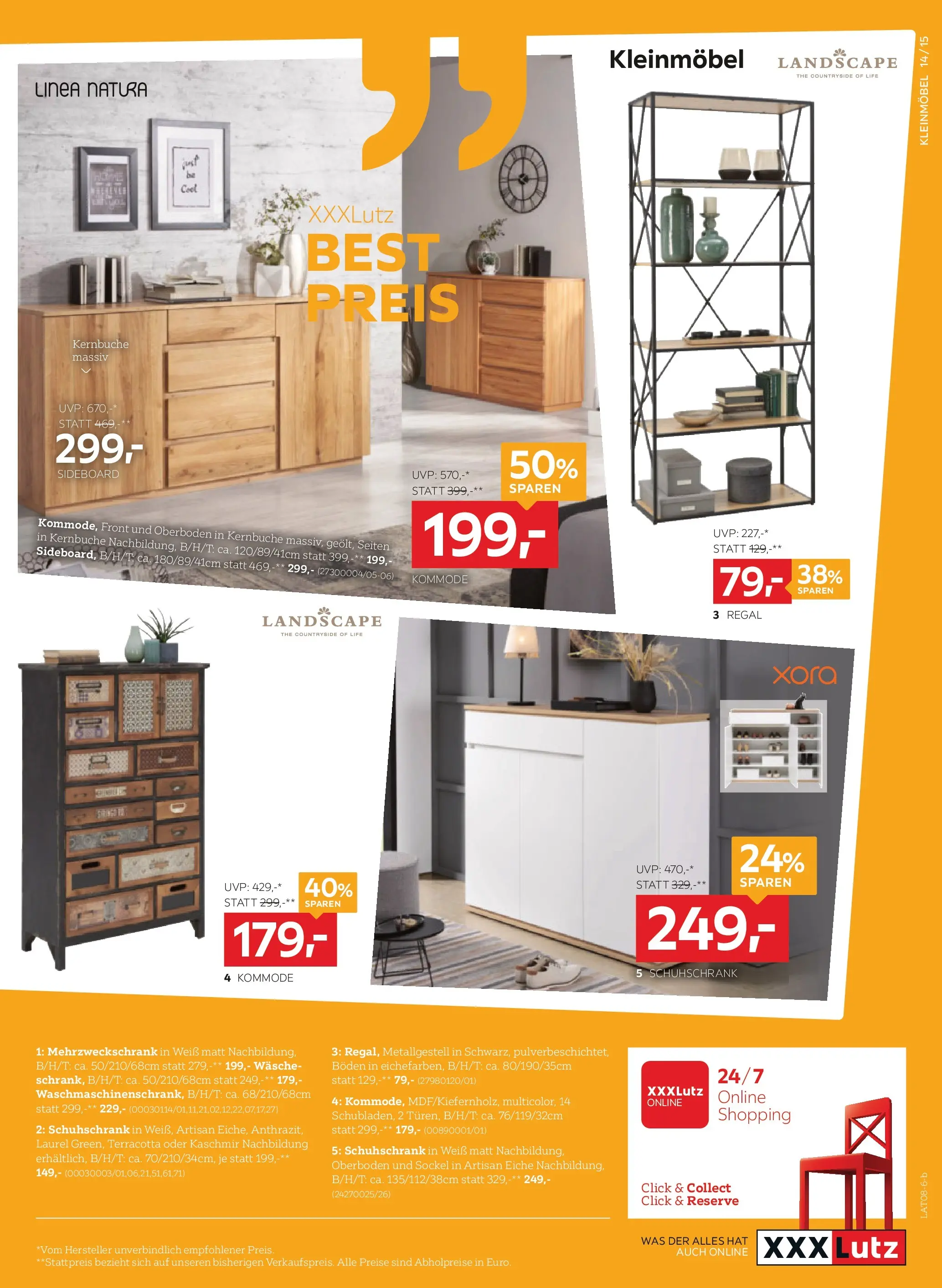 XXXLutz - BEST PREIS von 04.08.2026 - Aktuelle Angebote | Seite: 15 | Produkte: Kommode, Regal
