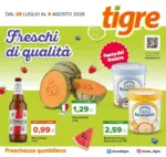 Tigre Freschi di qualita - al 09.08.2026