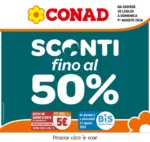 Conad Sconti fino al 50% - al 09.08.2026