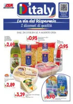 D'Italy La via del risparmio - al 09.08.2026