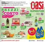 OASI Prezzi al costo - al 09.08.2026