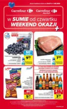 Gazetka Carrefour Market w SUMIE od czwartku WEEKEND OKAZJI