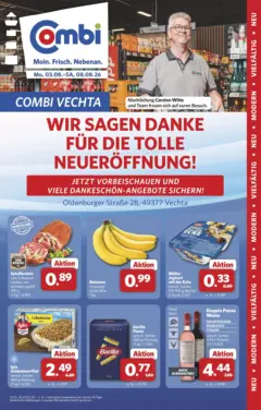 Combi Prospekt Vechta ab 03.08.2026 gültig Combi Prospekt Vechta ab 03.08.2026 gültig