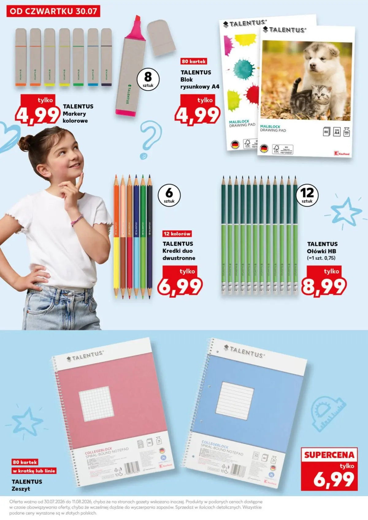 Kaufland gazetka - Wszystko do szkoły od 30.07.2026 - od jutra PDF | Strona: 23 | Produkty: Notebook, Zeszyt