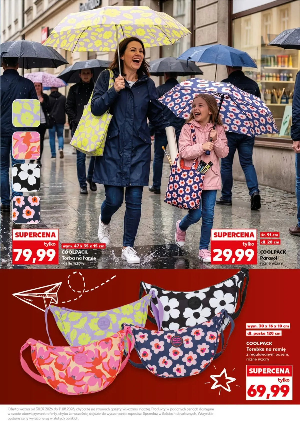Kaufland gazetka - Wszystko do szkoły od 30.07.2026 - od jutra PDF | Strona: 33 | Produkty: Torebka, Parasol, Torba