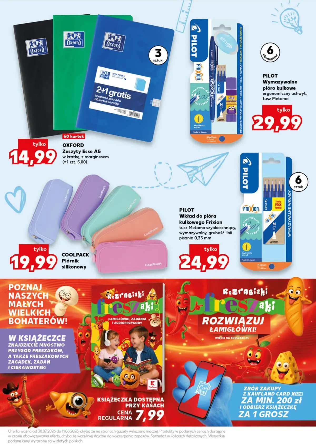 Kaufland gazetka - Wszystko do szkoły od 30.07.2026 - od jutra PDF | Strona: 36 | Produkty: Notebook, Naklejki