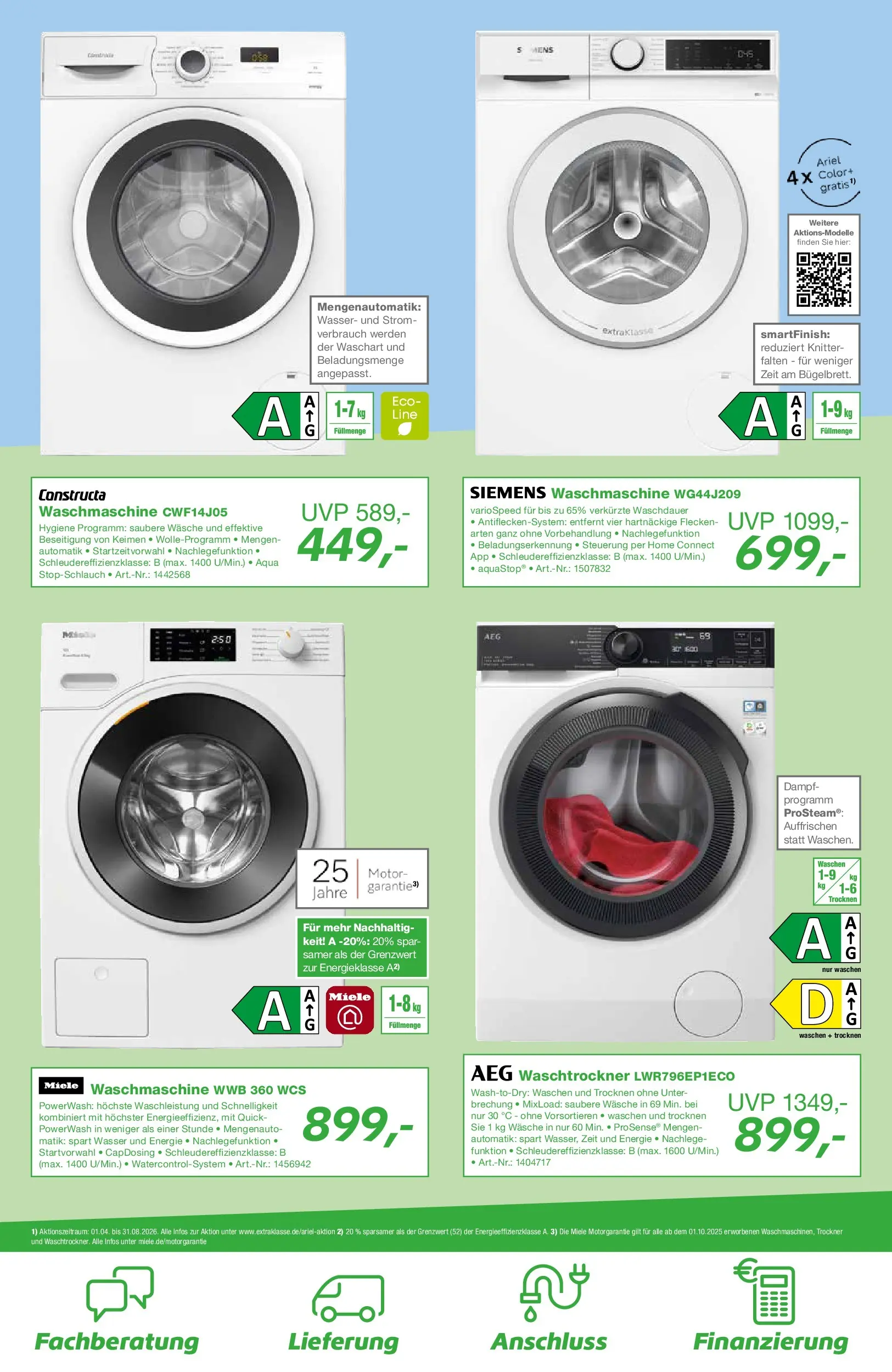 Angebote - EP:ElectronicPartner: Entdecke aktuelle Angebote (ab 31.07.2026) zum Blättern | Seite: 8 | Produkte: Miele, Trockner, Ariel, Wasser
