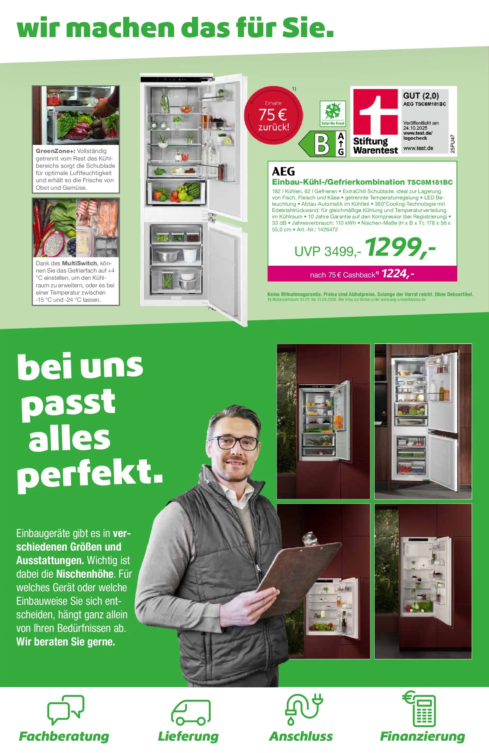 Angebote - EP:ElectronicPartner: Entdecke aktuelle Angebote (ab 31.07.2026) zum Blättern | Seite: 6 | Produkte: AEG, Käse, Obst, Fleisch