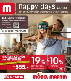 Möbel Martin Happy Days ab 31.07.2026 gültig