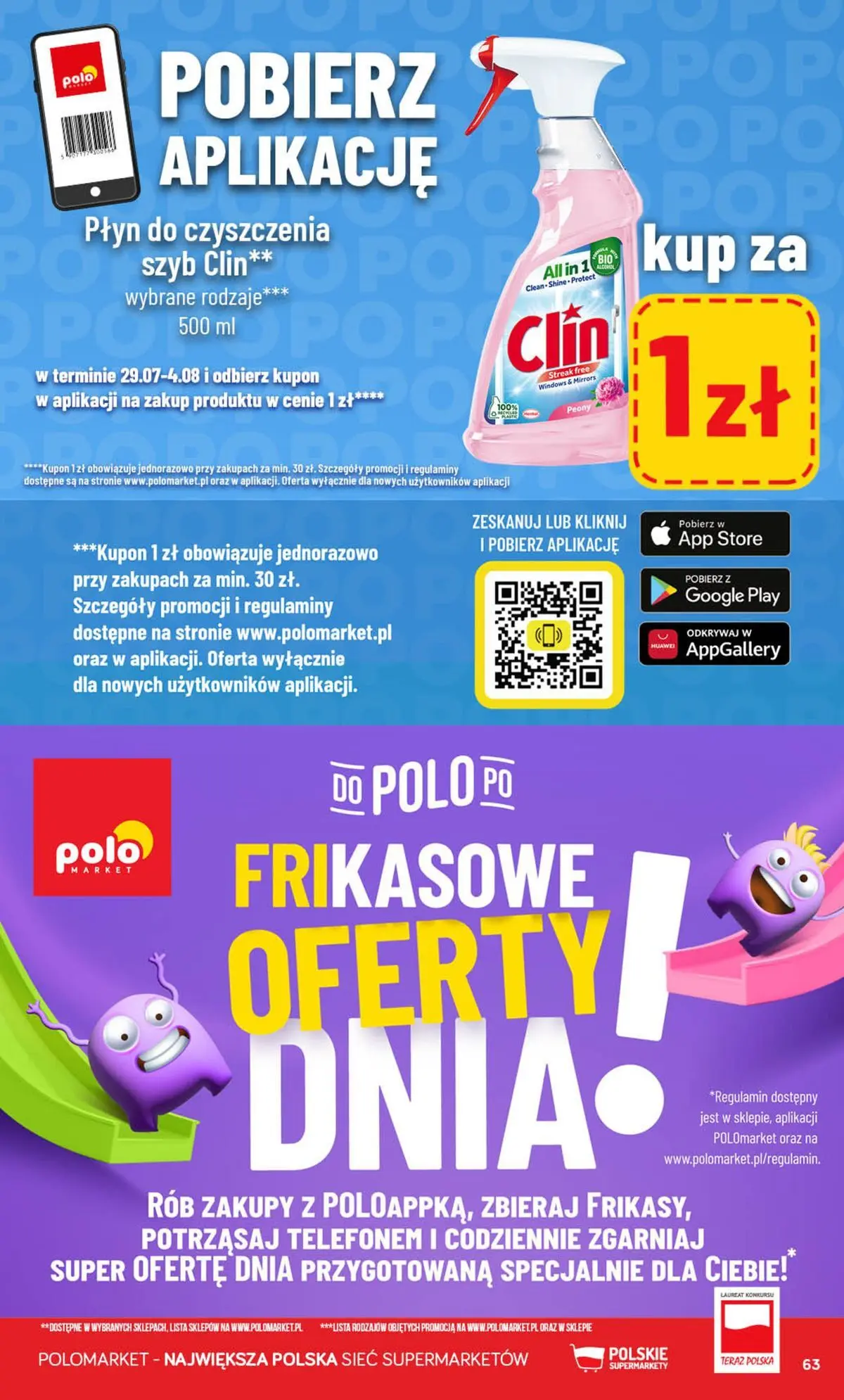 Nowa POLOmarket gazetka od jutra 29.07.2026 | Strona: 63