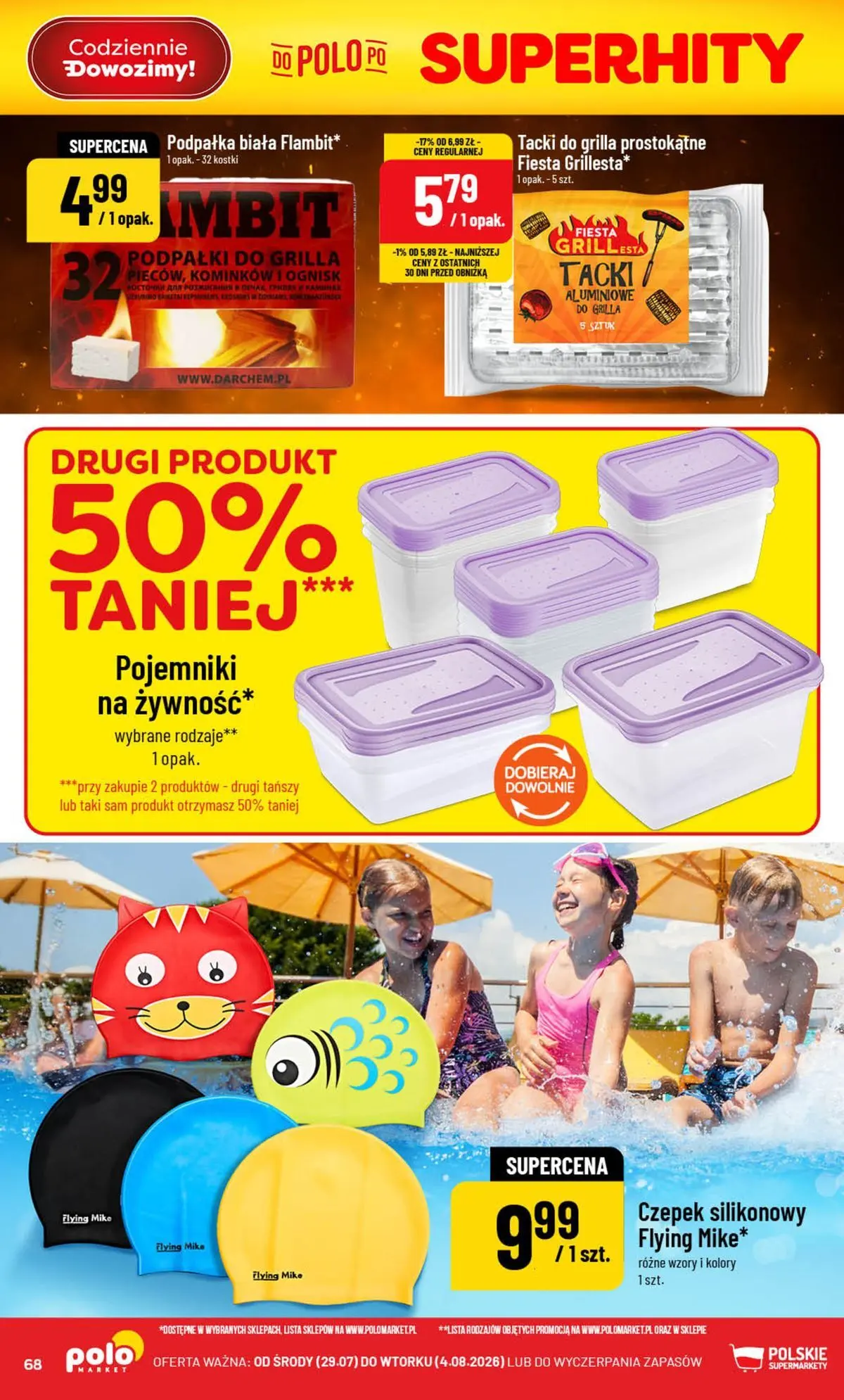 Nowa POLOmarket gazetka od jutra 29.07.2026 | Strona: 68 | Produkty: Grill