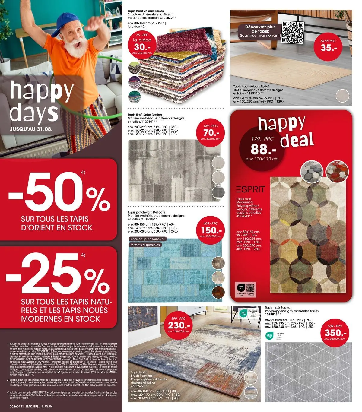 Möbel Martin - Möbel Martin: Offres hebdomadaires à partir du 31/07/2026 - promo en ligne | Page: 4 | Produits: Mais, Tapis