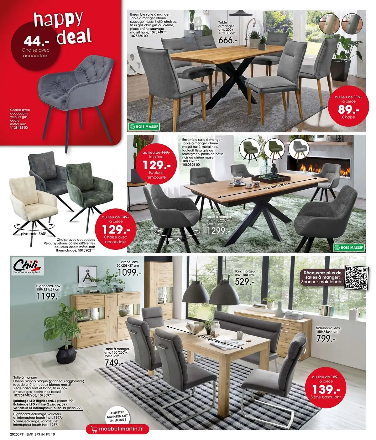 Möbel Martin - Möbel Martin: Offres hebdomadaires à partir du 31/07/2026 - promo en ligne | Page: 10 | Produits: Interrupteur, Brosse, Fauteuil, Table
