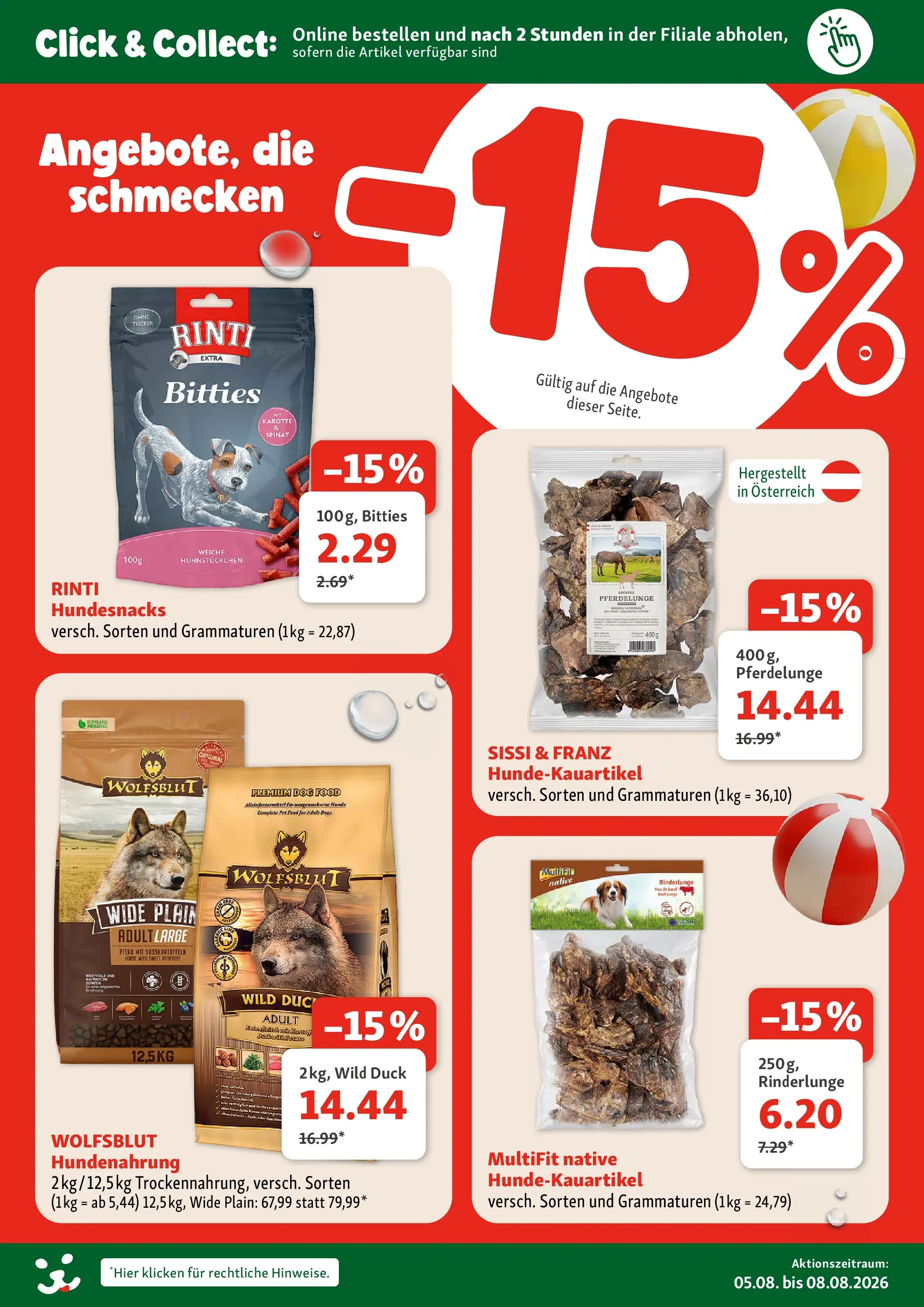 Fressnapf - Fressnapf Angebote 05.08. bis 08.08. von 05.08.2026 - Aktuelle Angebote | Seite: 4 | Produkte: Karotte