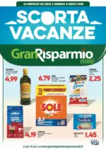 Gran Risparmio Scorta vacanze - al 09.08.2026