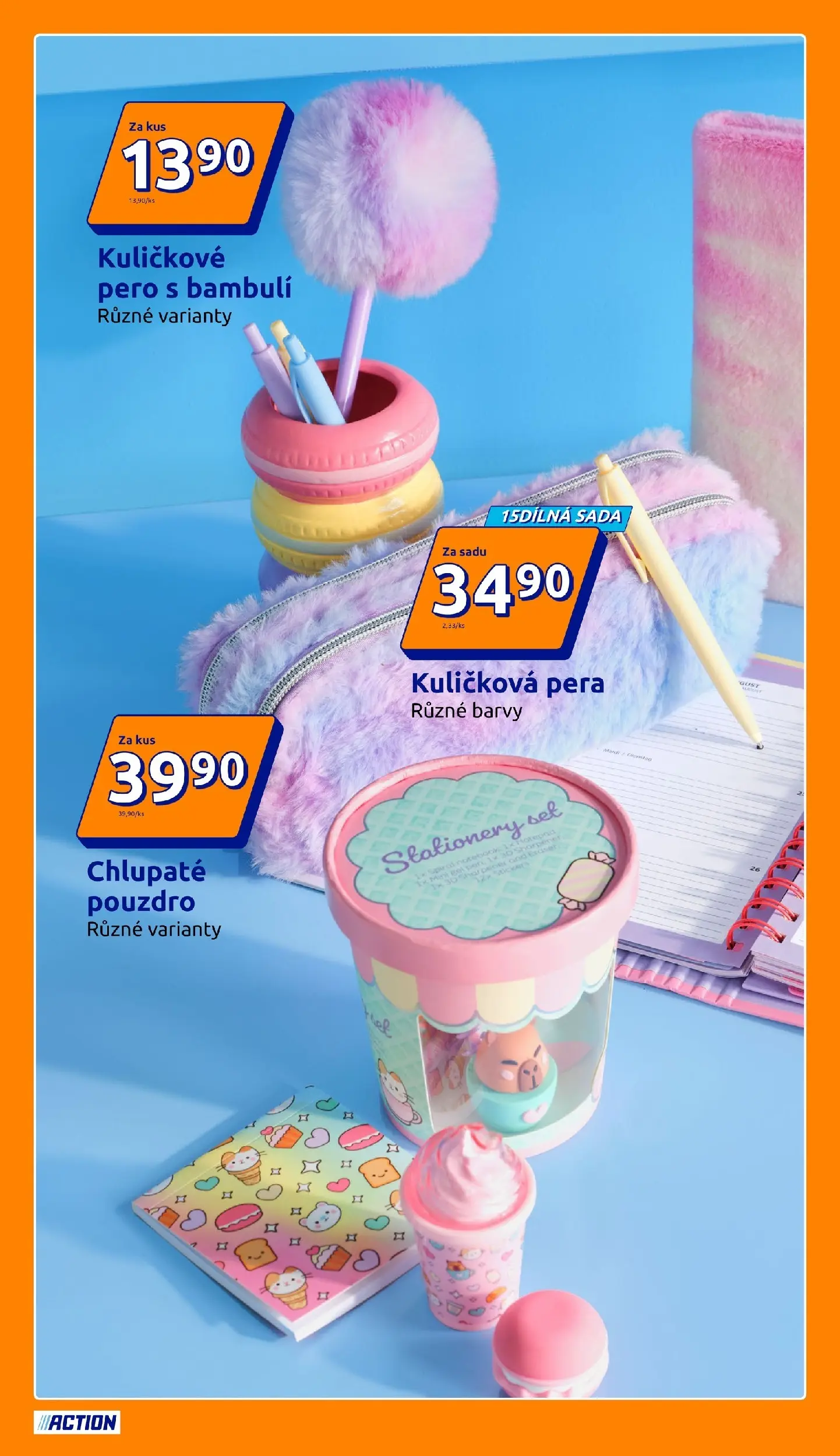 Action leták od 29.07.2026 - Akční leták online | Strana: 11 | Produkty: Pero, Pouzdro, Barvy