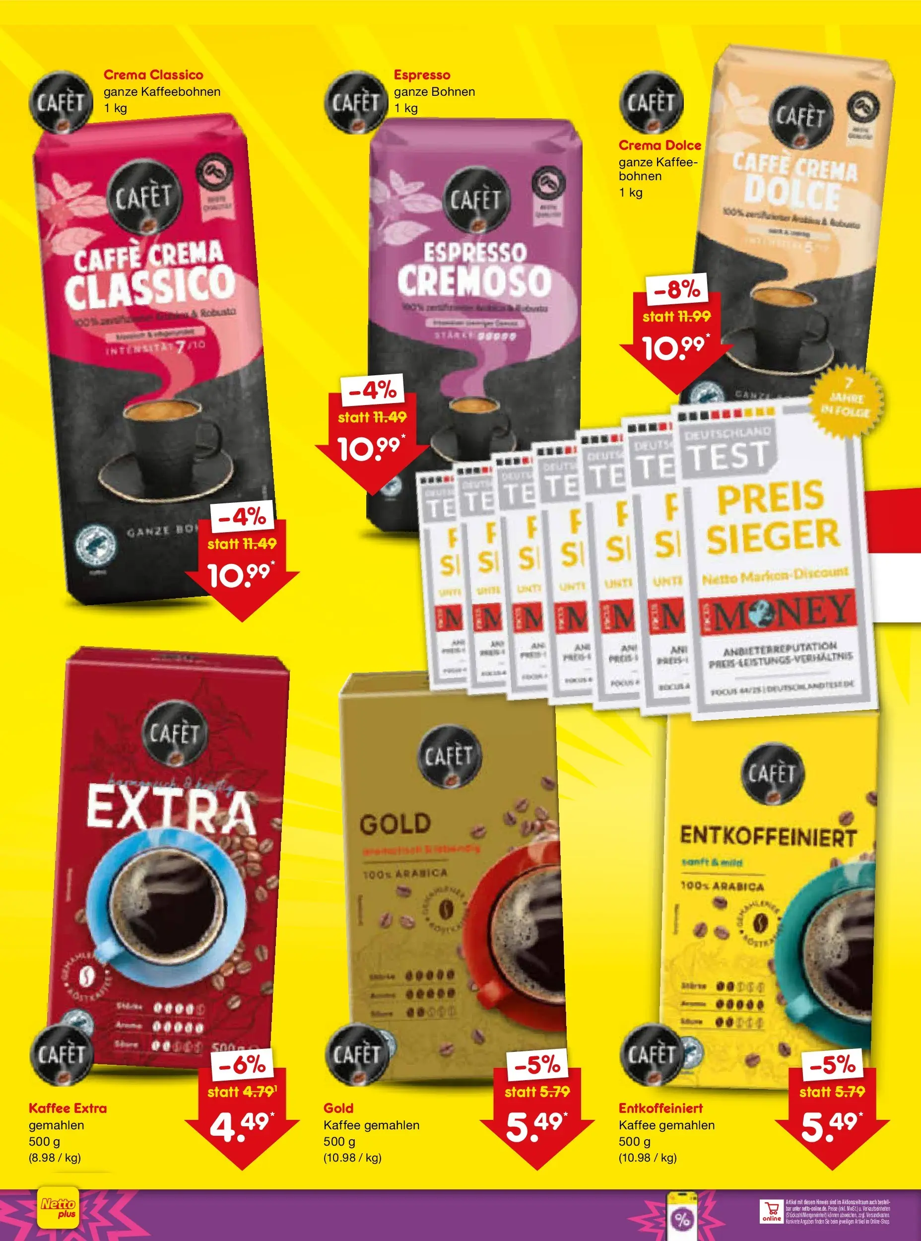 Netto Marken-Discount Prospekt München (ab 03.08.2026) » Angebote | Seite: 4 | Produkte: Kaffee