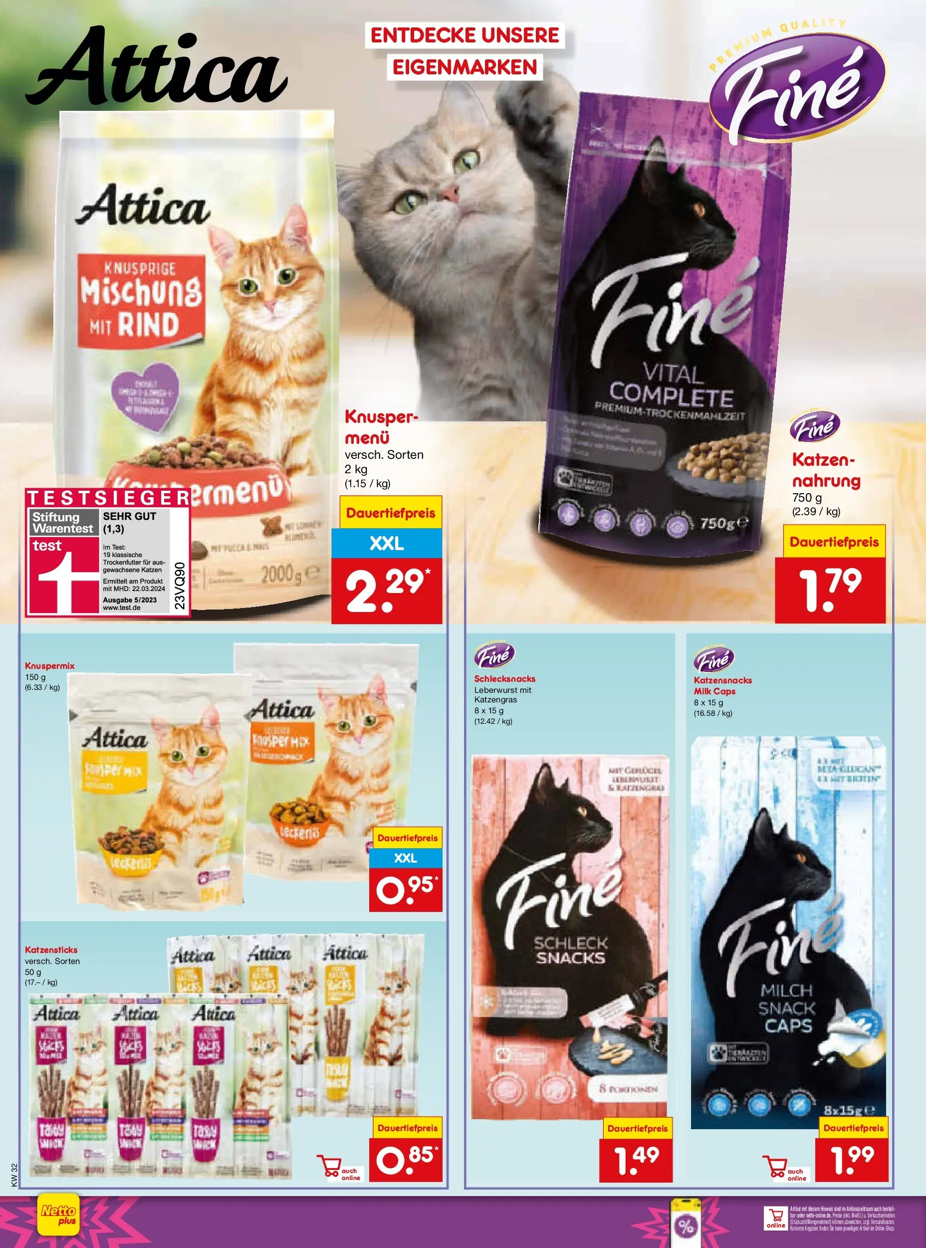 Netto Marken-Discount Prospekt München (ab 03.08.2026) » Angebote | Seite: 14 | Produkte: Milch
