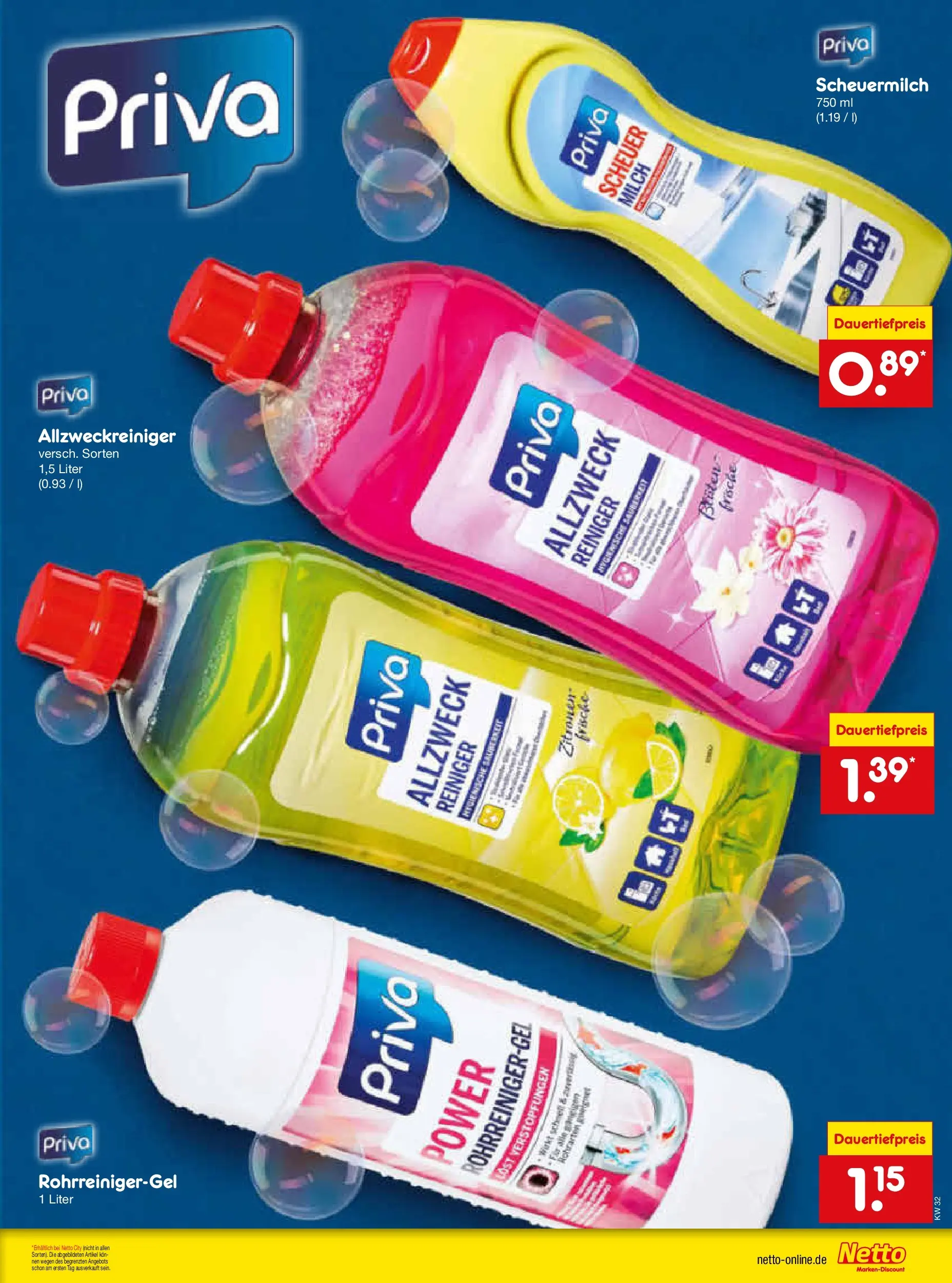 Netto Marken-Discount Prospekt München (ab 03.08.2026) » Angebote | Seite: 17 | Produkte: Milch, Zitronen