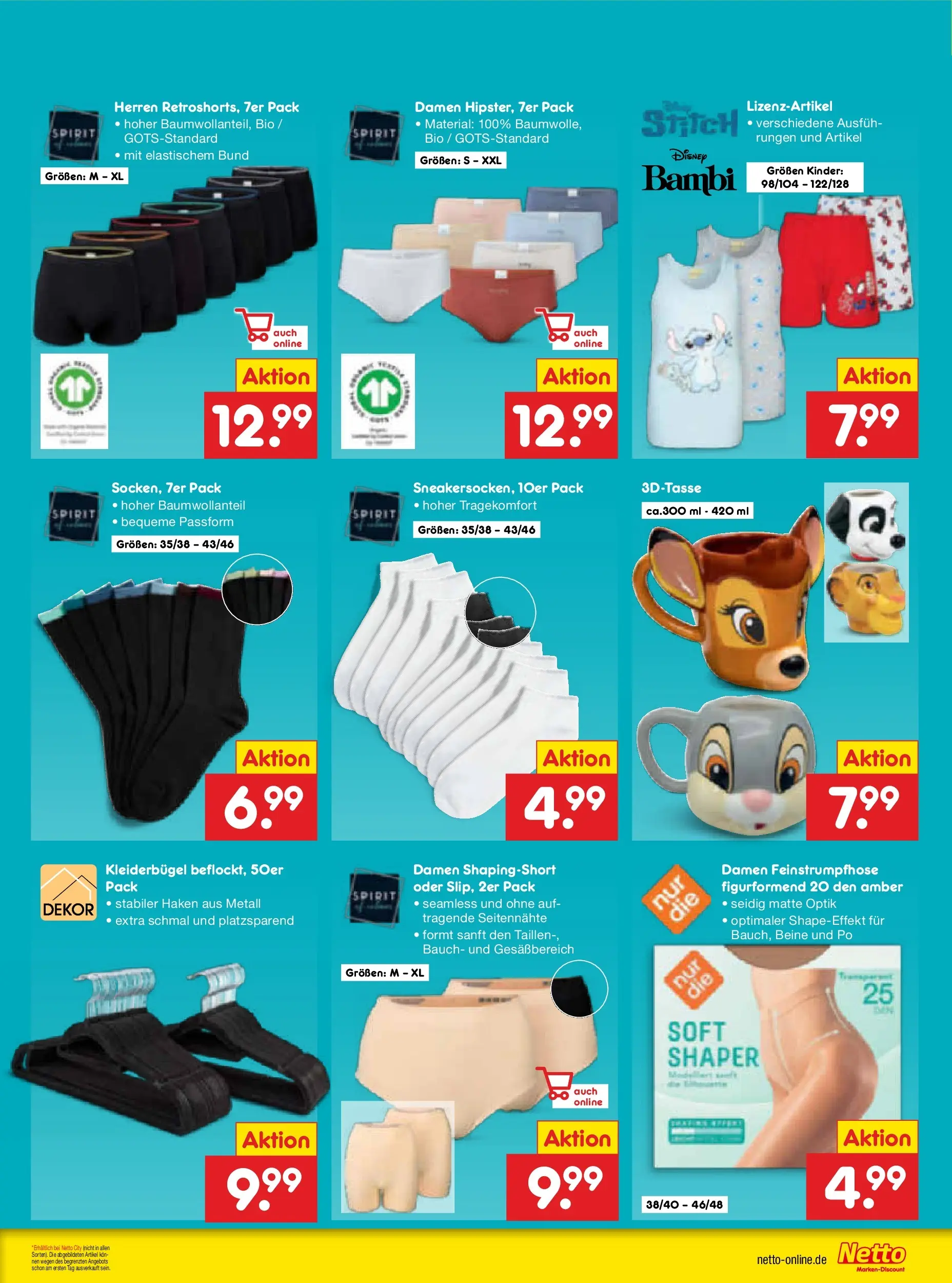 Netto Marken-Discount Prospekt Berlin-Prenzlauer Berg (ab 03.08.2026) » Angebote | Seite: 36 | Produkte: Kleiderbügel