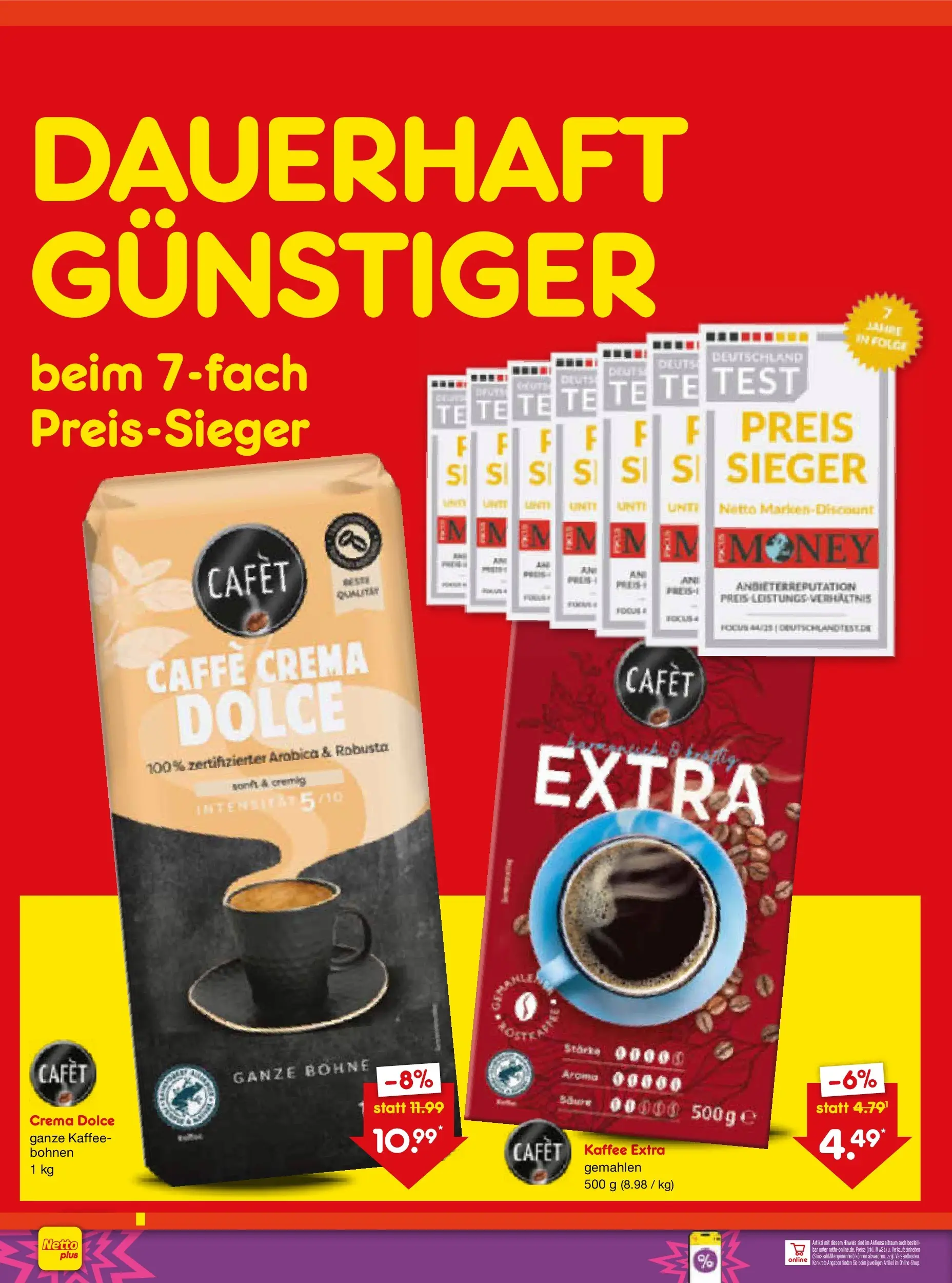 Netto Marken-Discount Prospekt Leonberg (ab 03.08.2026) » Angebote | Seite: 4 | Produkte: Kaffee