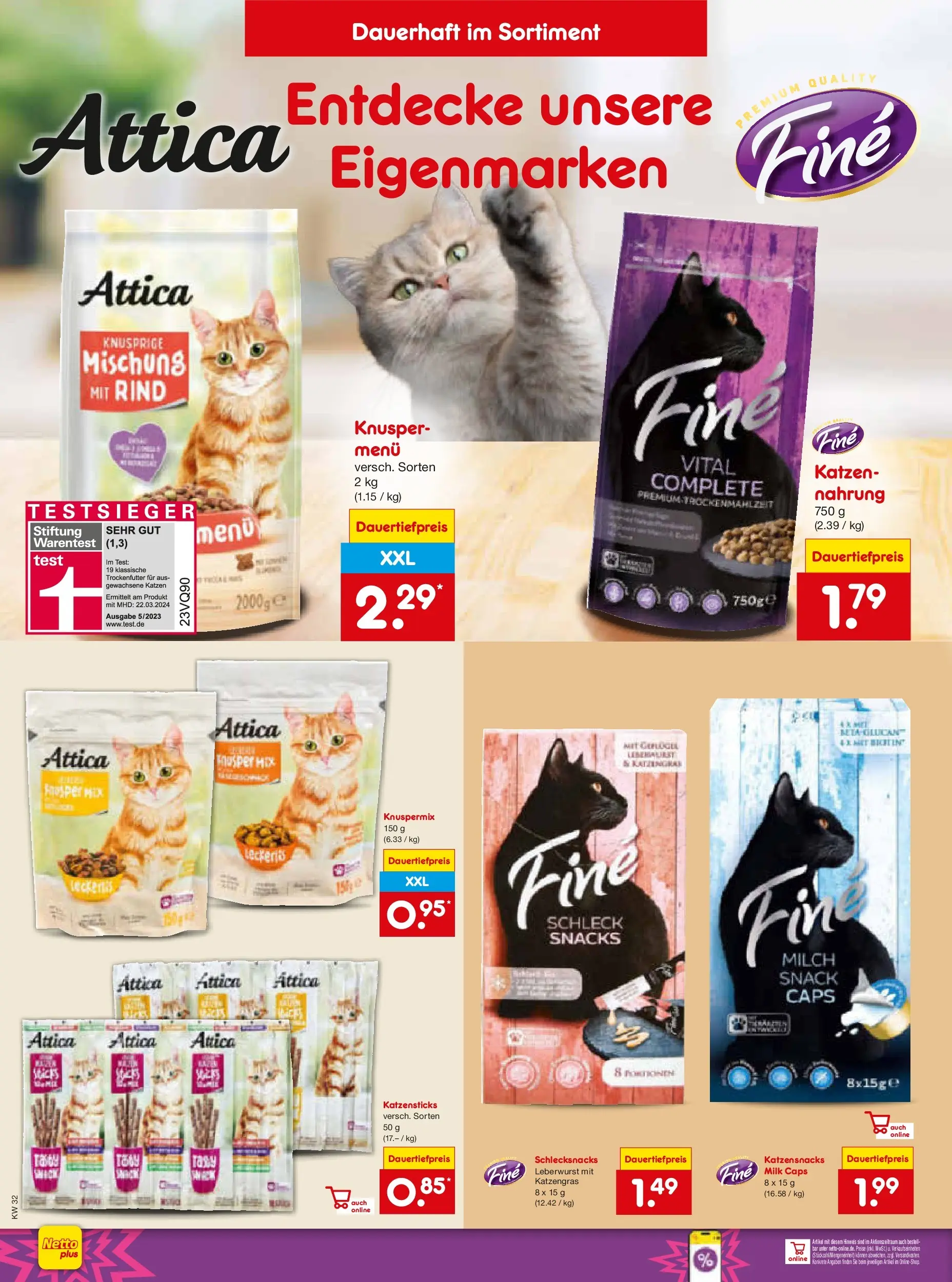 Netto Marken-Discount Prospekt Leonberg (ab 03.08.2026) » Angebote | Seite: 14 | Produkte: Milch