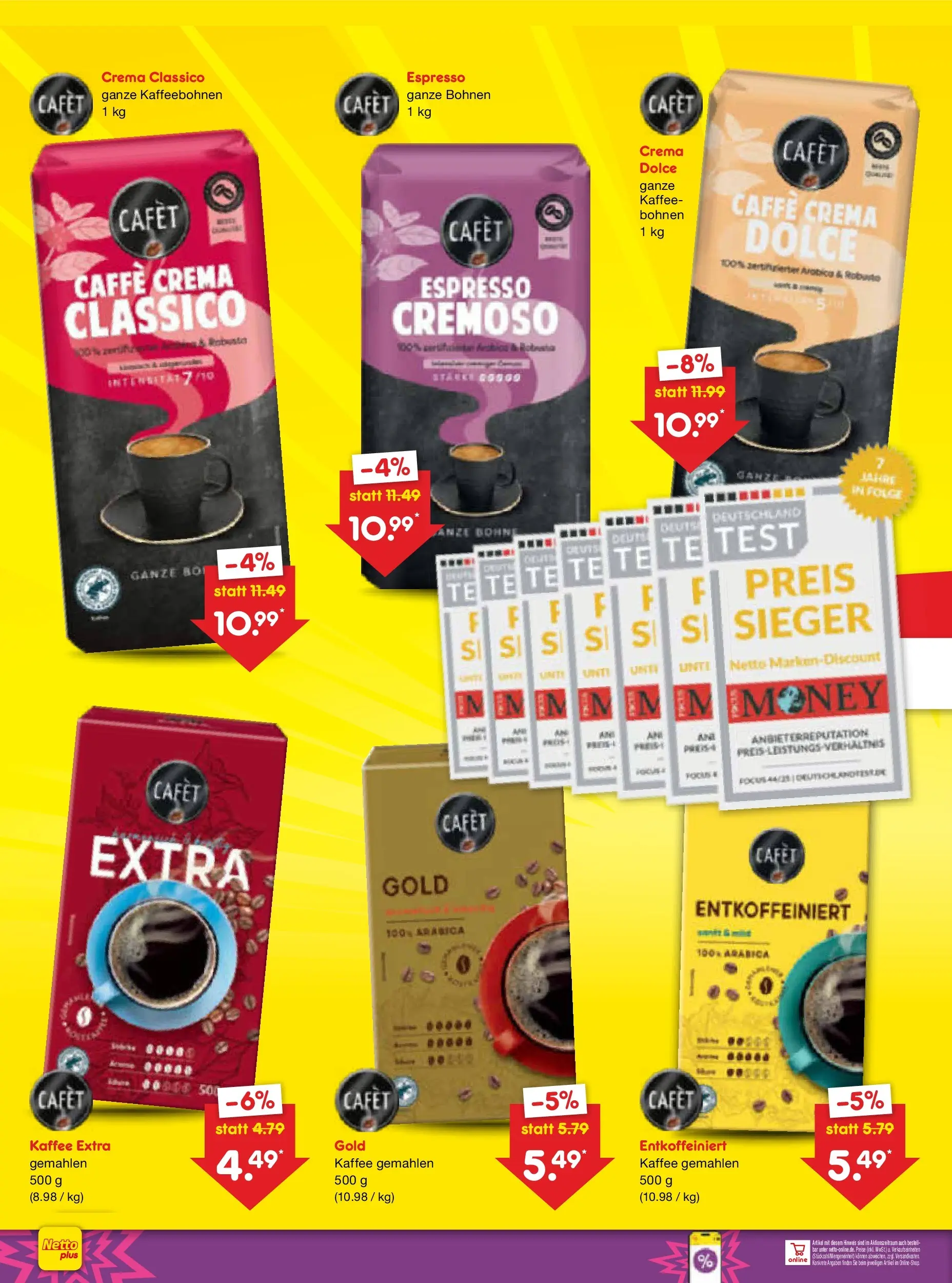 Netto Marken-Discount Prospekt Berlin-Prenzlauer Berg (ab 03.08.2026) » Angebote | Seite: 4 | Produkte: Kaffee