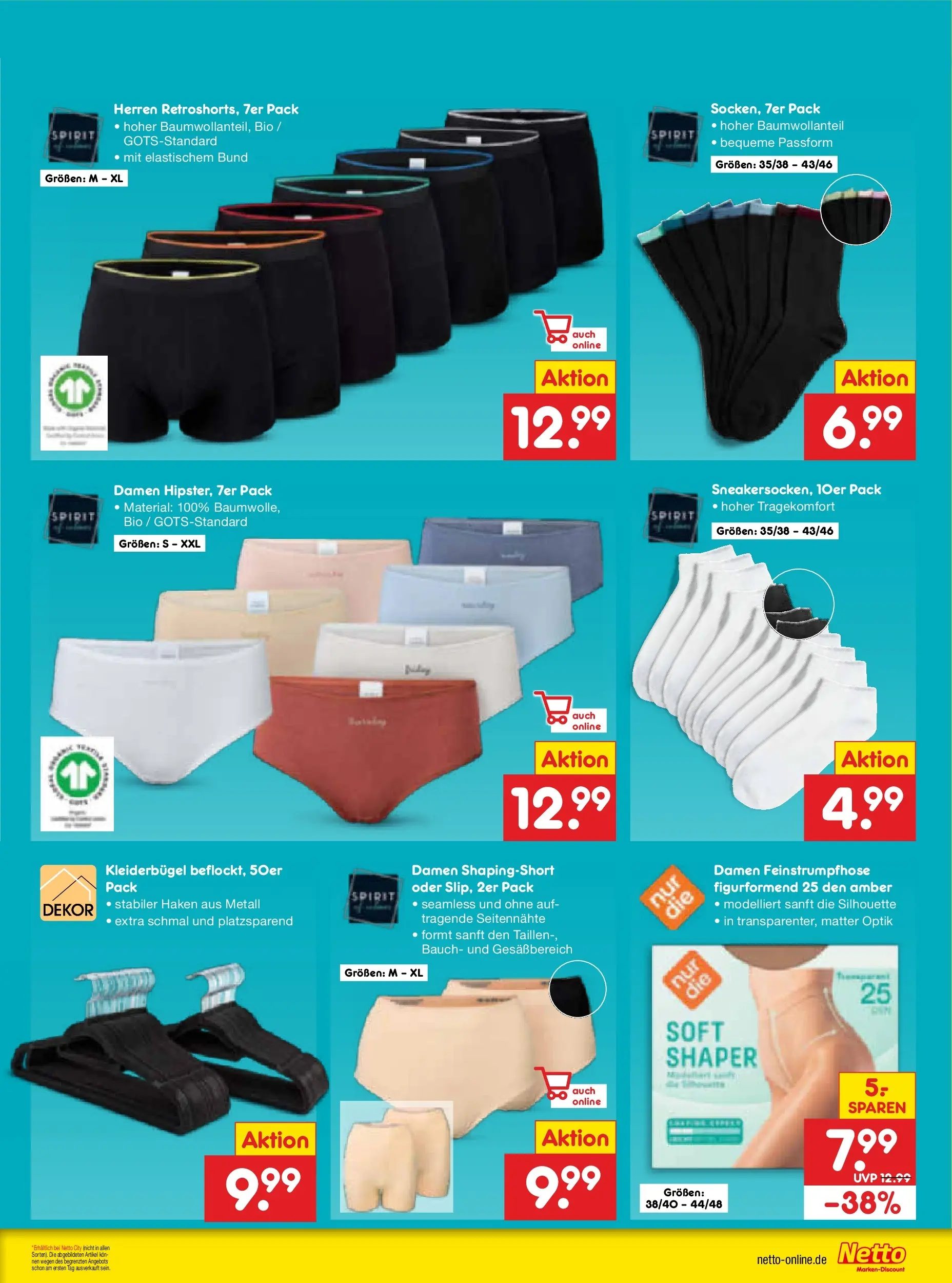 Netto Marken-Discount Prospekt München (ab 03.08.2026) » Angebote | Seite: 36 | Produkte: Kleiderbügel