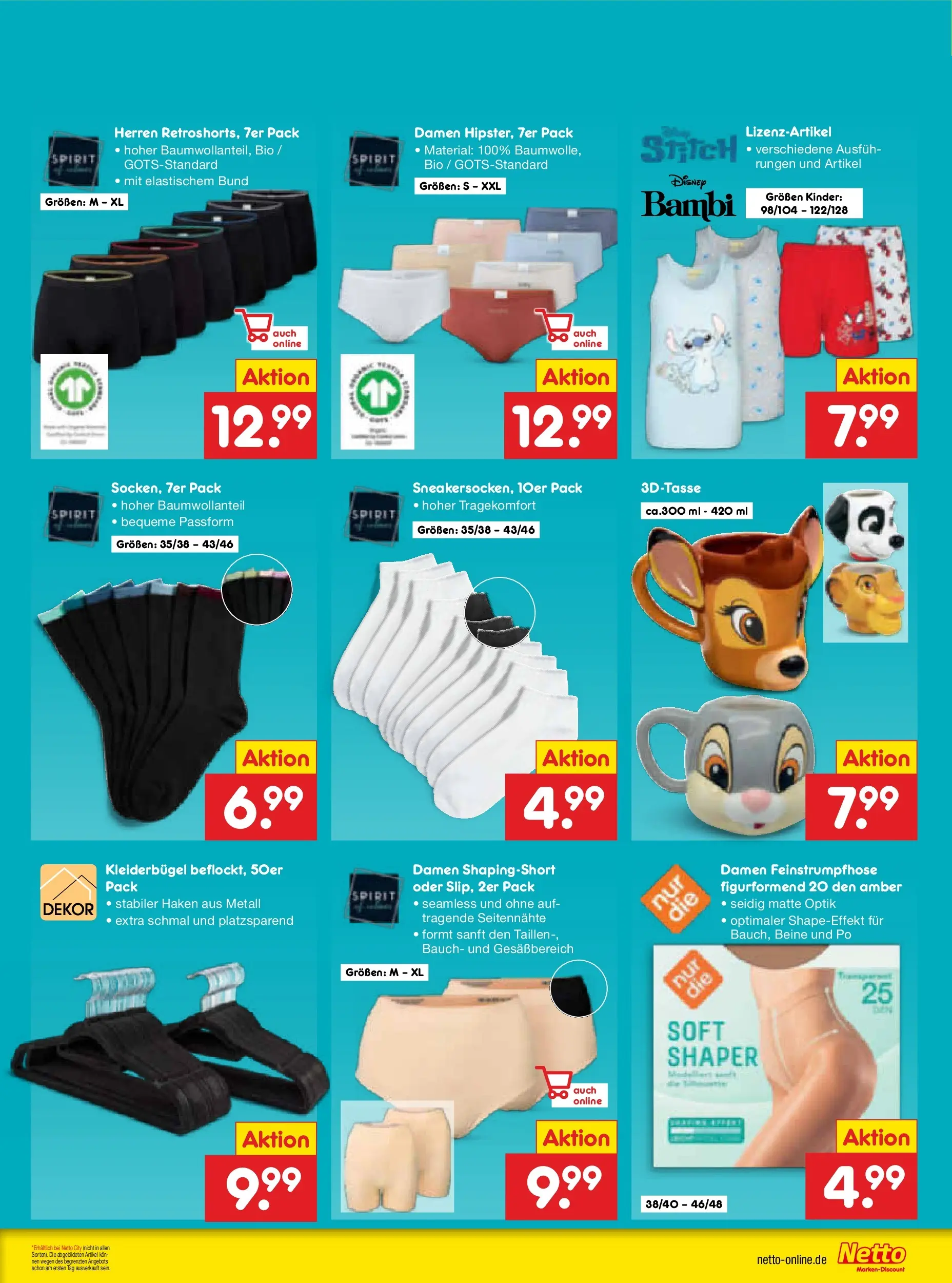 Netto Marken-Discount Prospekt Thiendorf (ab 03.08.2026) » Angebote | Seite: 36 | Produkte: Kleiderbügel