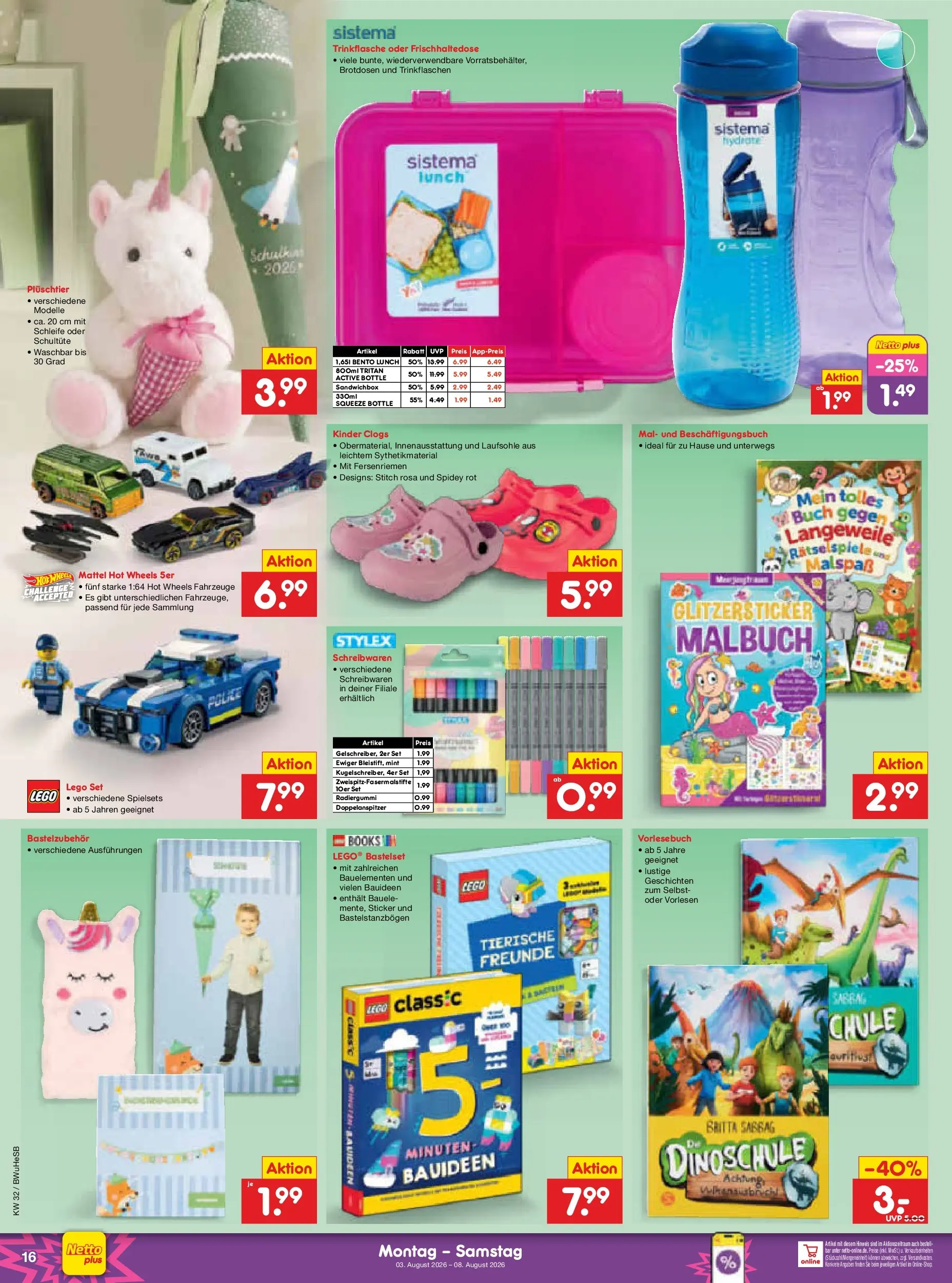 Netto Marken-Discount Prospekt Bielefeld (ab 03.08.2026) » Angebote | Seite: 32