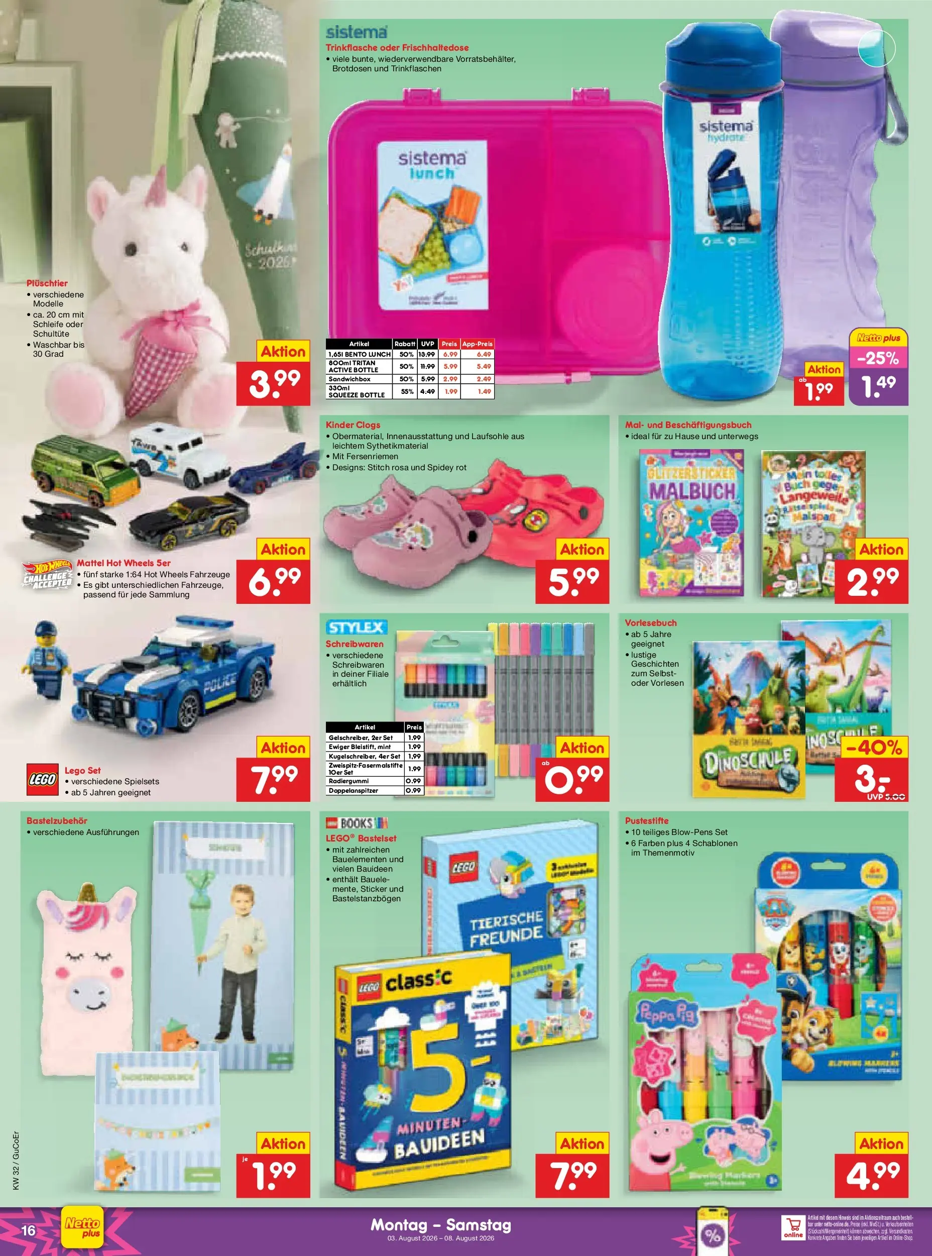 Netto Marken-Discount Prospekt Leipzig (ab 03.08.2026) » Angebote | Seite: 32
