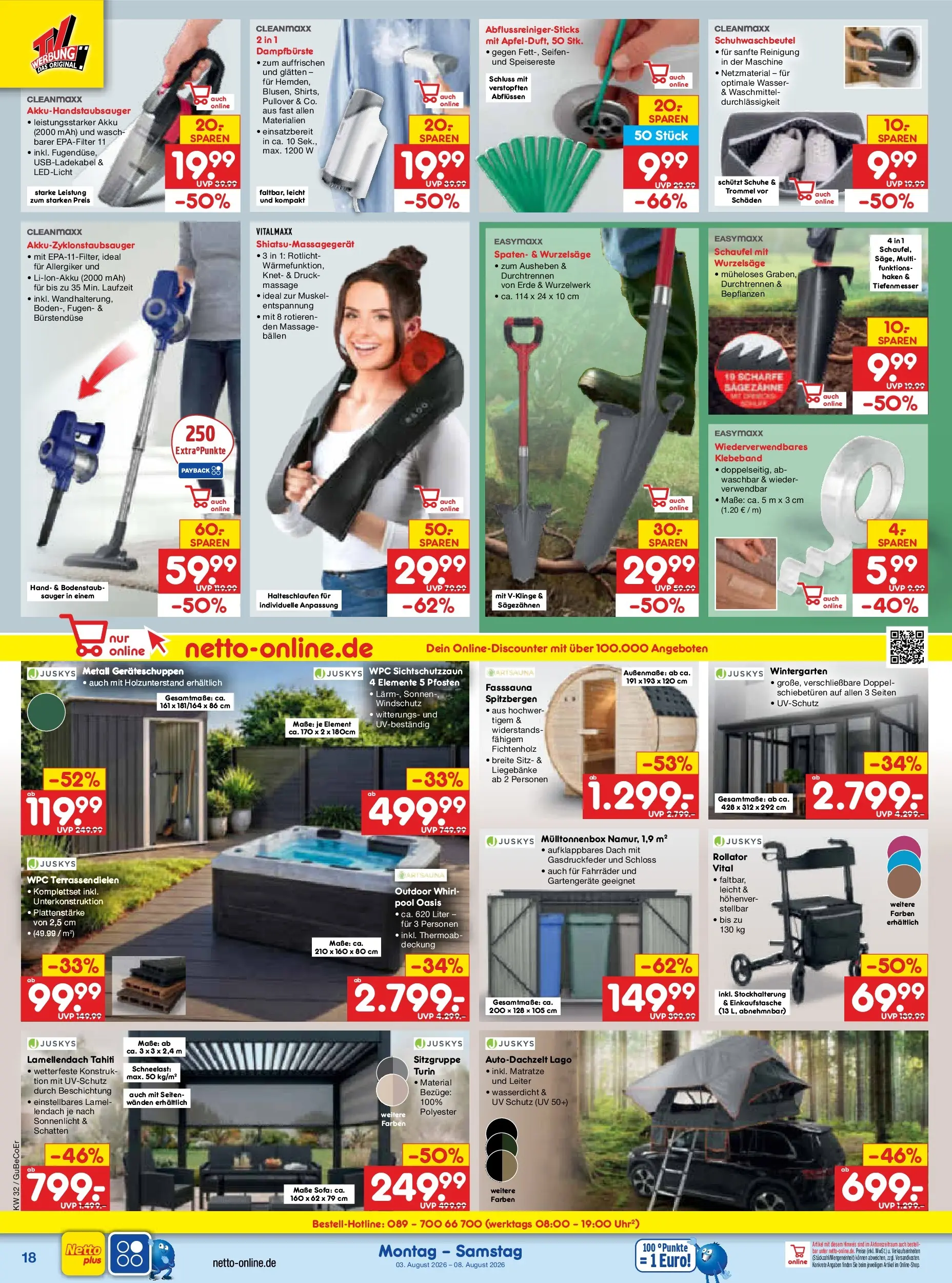 Netto Marken-Discount Prospekt Leipzig (ab 03.08.2026) » Angebote | Seite: 34 | Produkte: Matratze, Sofa, Waschmittel, Pullover