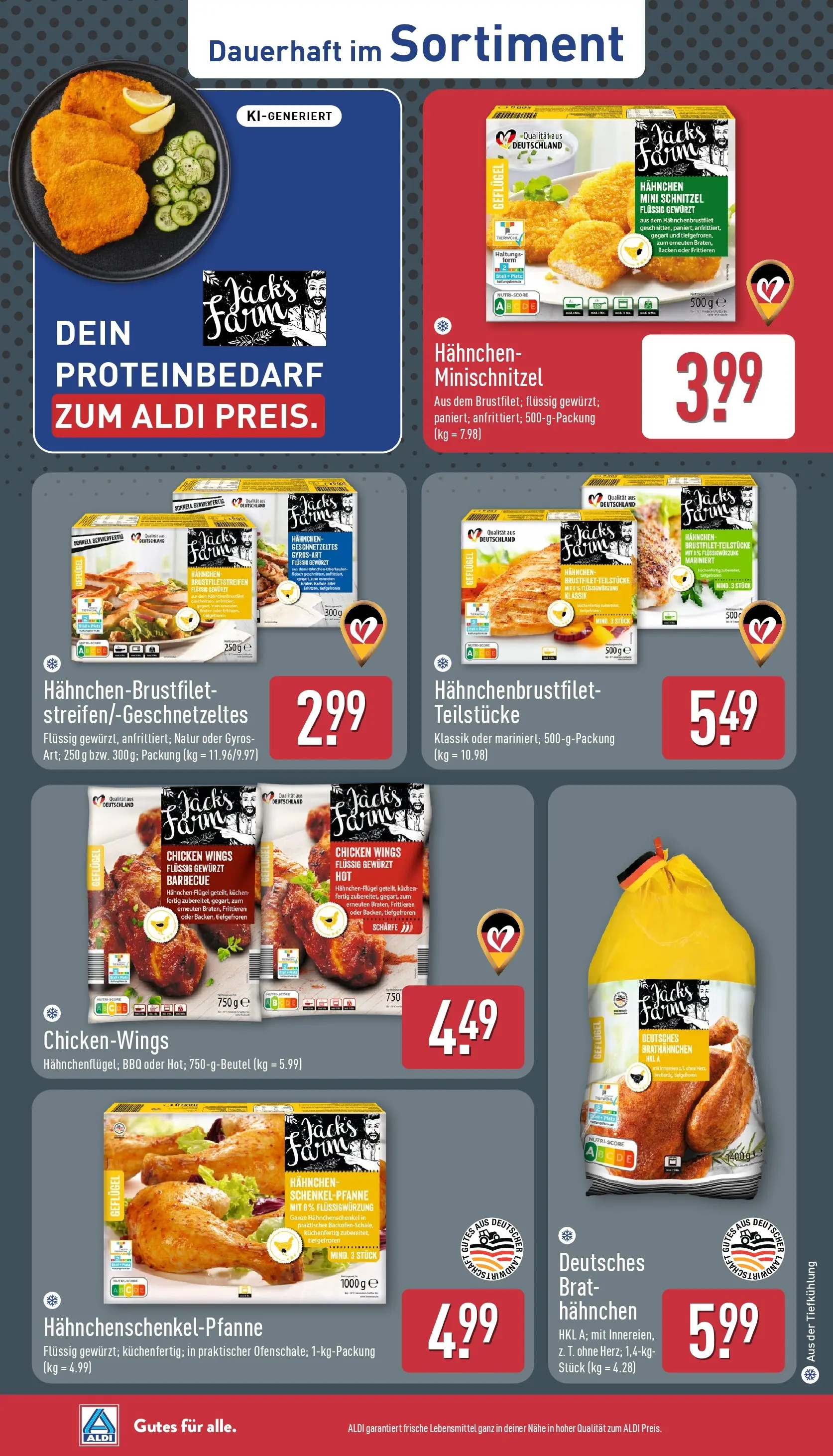 Aldi Wochenangebote (ab 03.08.2026) » Angebote Online | Seite: 35 | Produkte: Hahnchenschenkel, Schnitzel, Gyros, Kuchen