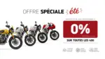 Triumph Offre valable pour toute moto neuve command&eacute;e et livr&eacute;e avant le 30 septembre 2026 - au 30.09.2026