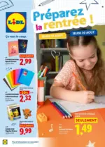 Lidl Pr&eacute;parez la rentr&eacute;e - au 26.08.2026