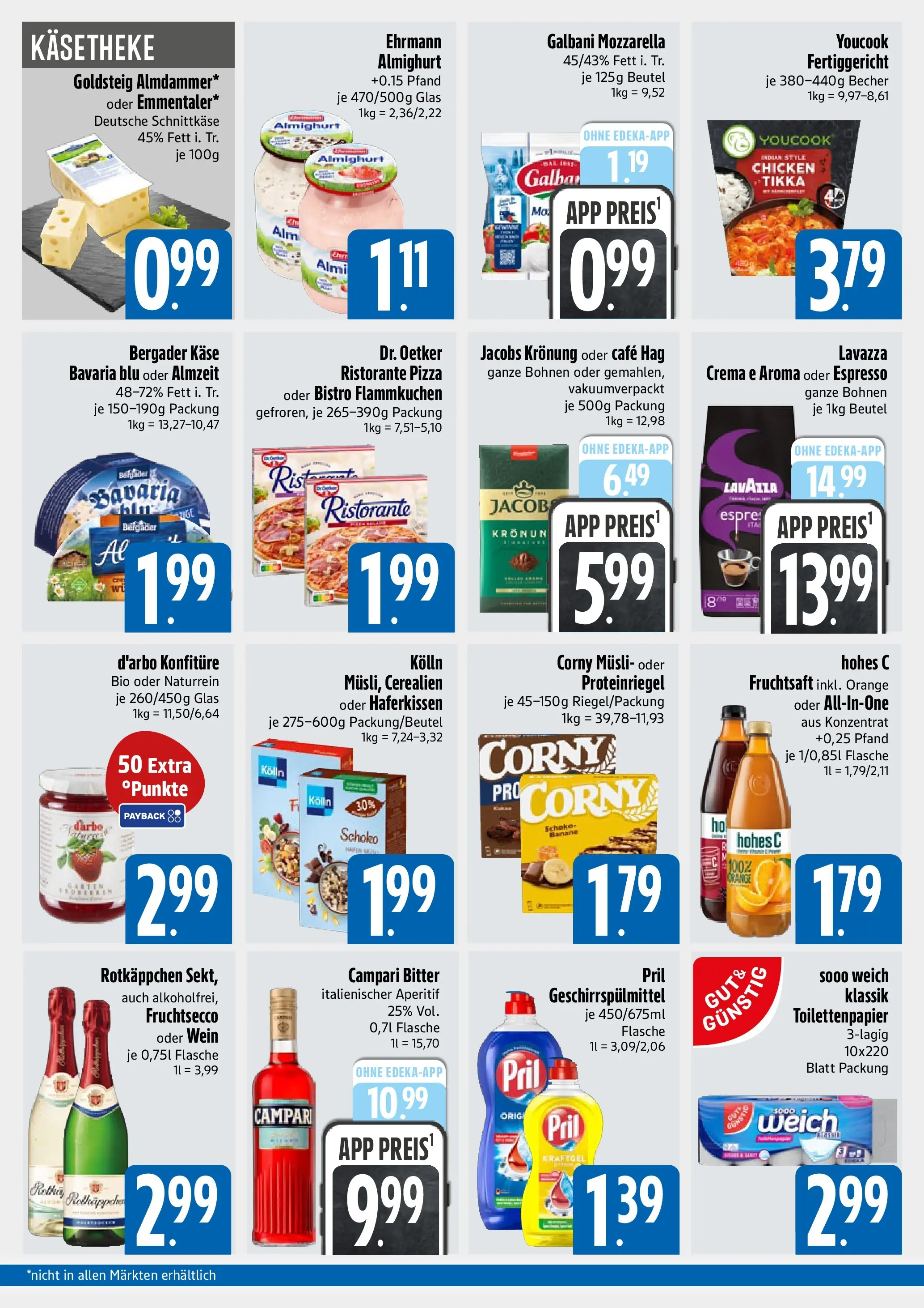 Angebote - E xpress: Wochenangebote (ab 03.08.2026) zum Blättern | Seite: 2 | Produkte: Kolln, Käse, Campari, Hohes c