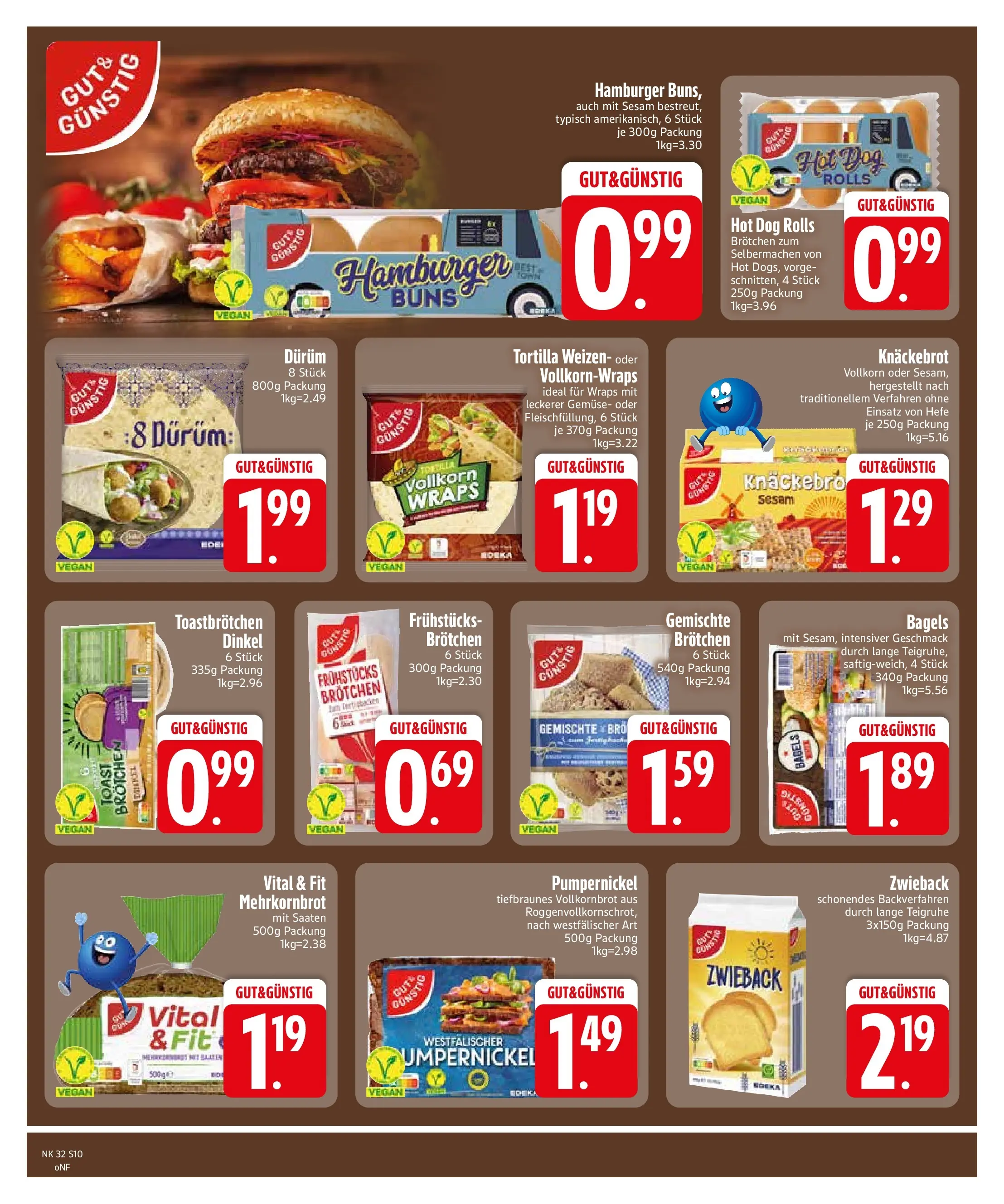 Edeka Prospekt Zwiesel (ab 03.08.2026) » Angebote Online | Seite: 12 | Produkte: Vollkornbrot, Gemüse