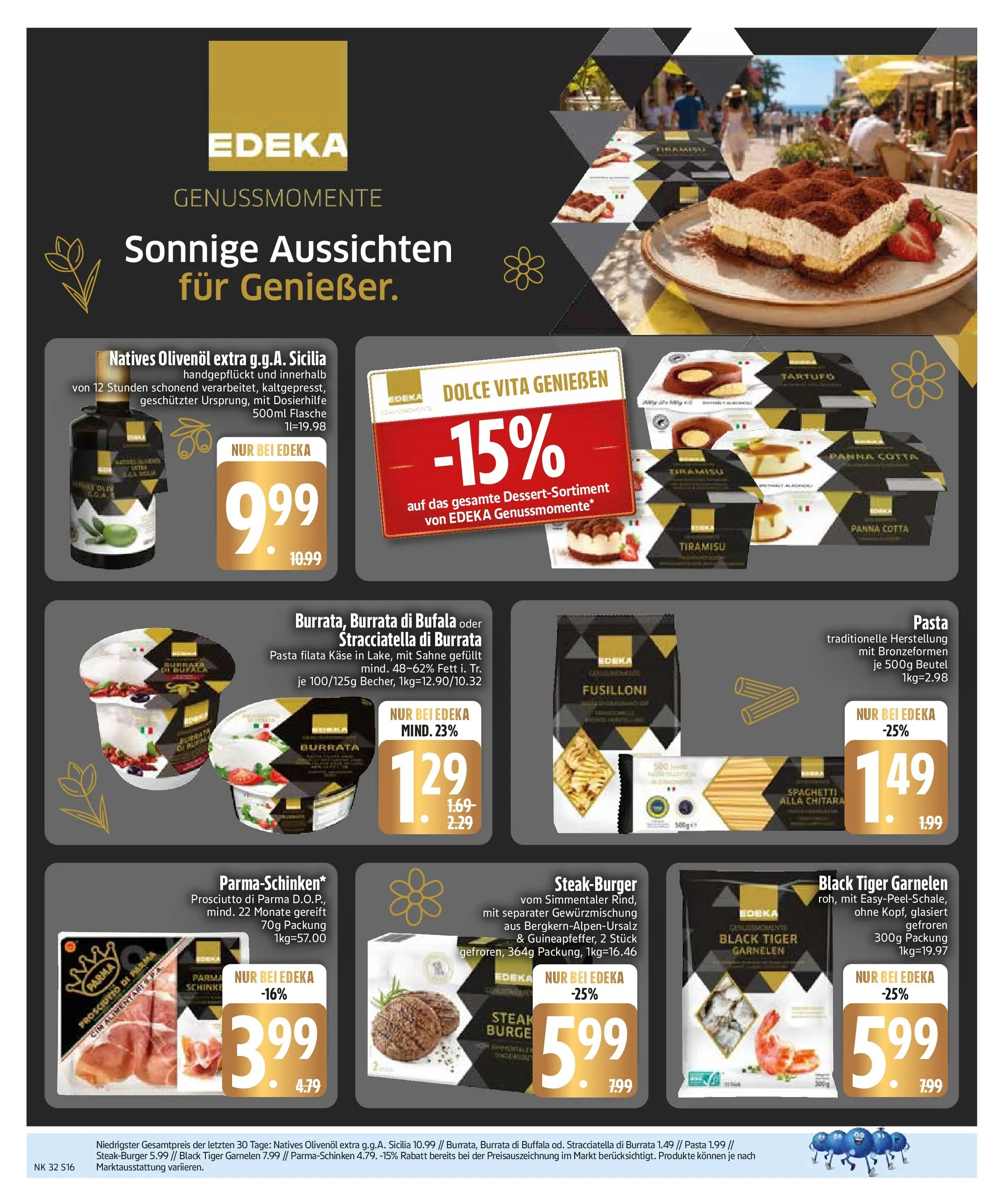 Edeka Prospekt Wackersdorf (ab 03.08.2026) » Angebote Online | Seite: 18 | Produkte: Käse, Olivenol, Garnelen, Burrata