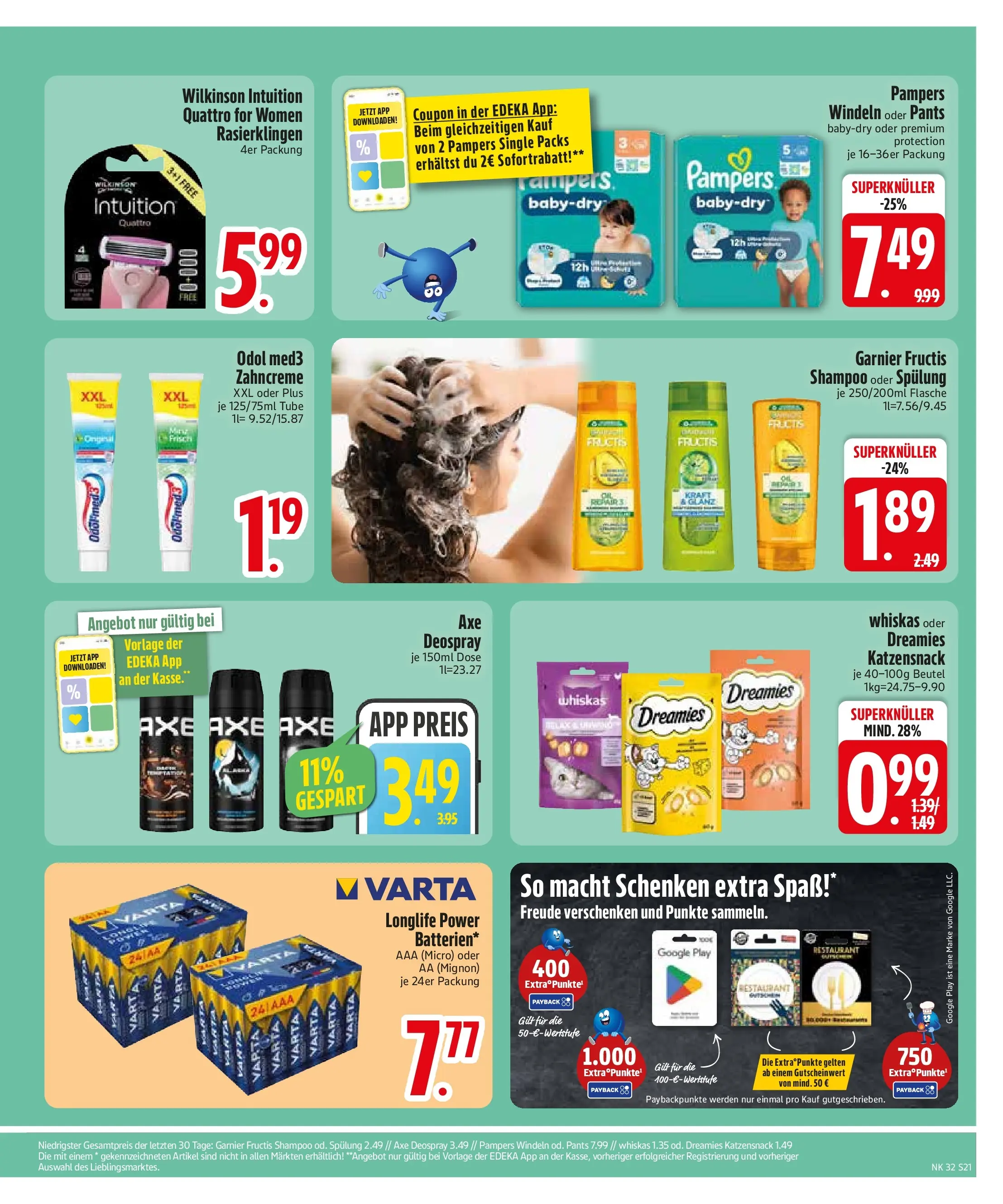 Edeka Prospekt Wackersdorf (ab 03.08.2026) » Angebote Online | Seite: 23 | Produkte: Shampoo, Spülung, Deospray, Whiskas