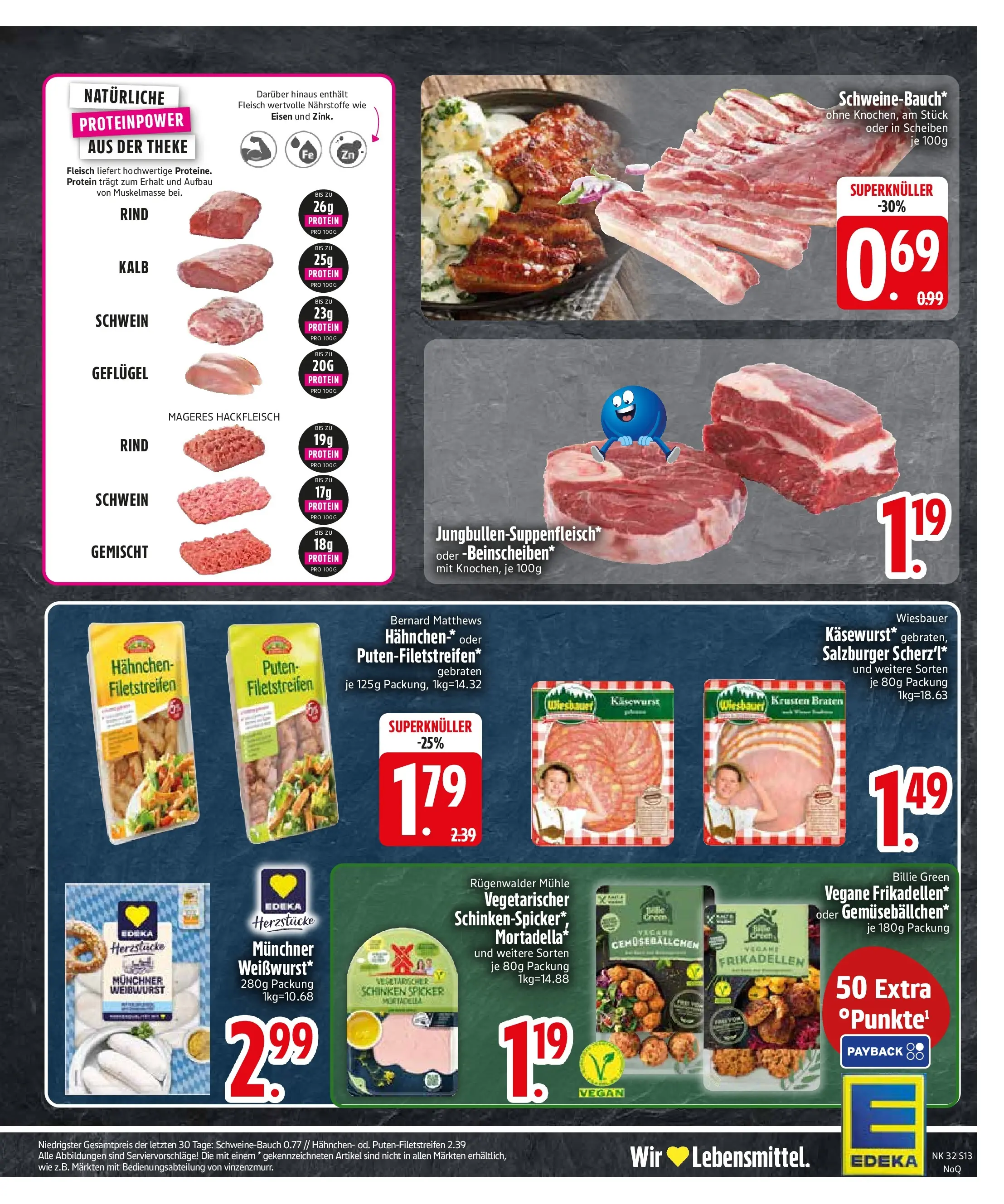 Edeka Prospekt Wackersdorf (ab 03.08.2026) » Angebote Online | Seite: 15 | Produkte: Hahnchen, Theke, Schinken, Hackfleisch