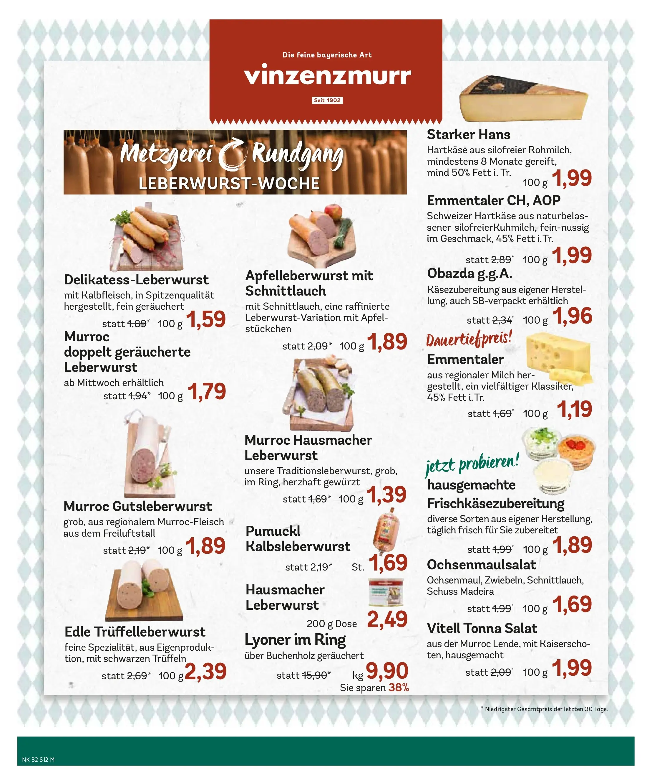 Edeka Prospekt Feldkirchen (ab 03.08.2026) » Angebote Online | Seite: 14 | Produkte: Milch, Äpfel, Salat