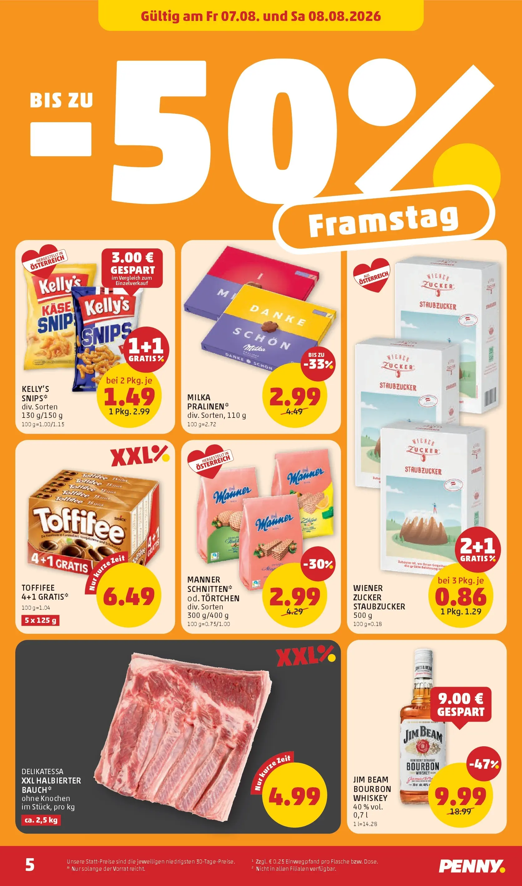 Penny Markt - PENNY: Die ganze Woche sparen. ab (06.08.2026) - Angebote, Prospekt | Seite: 5