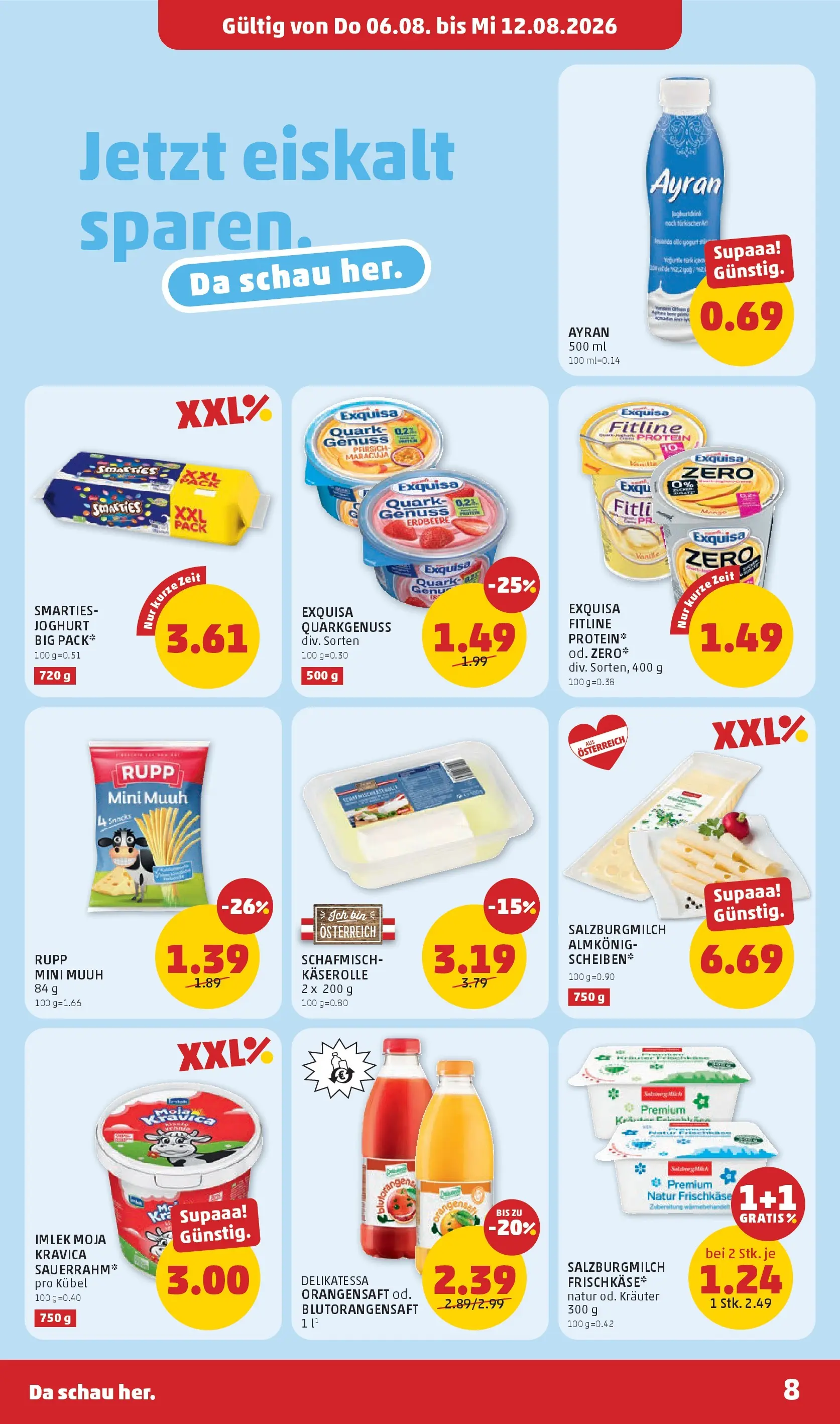 Penny Markt - PENNY: Die ganze Woche sparen. ab (06.08.2026) - Angebote, Prospekt | Seite: 8