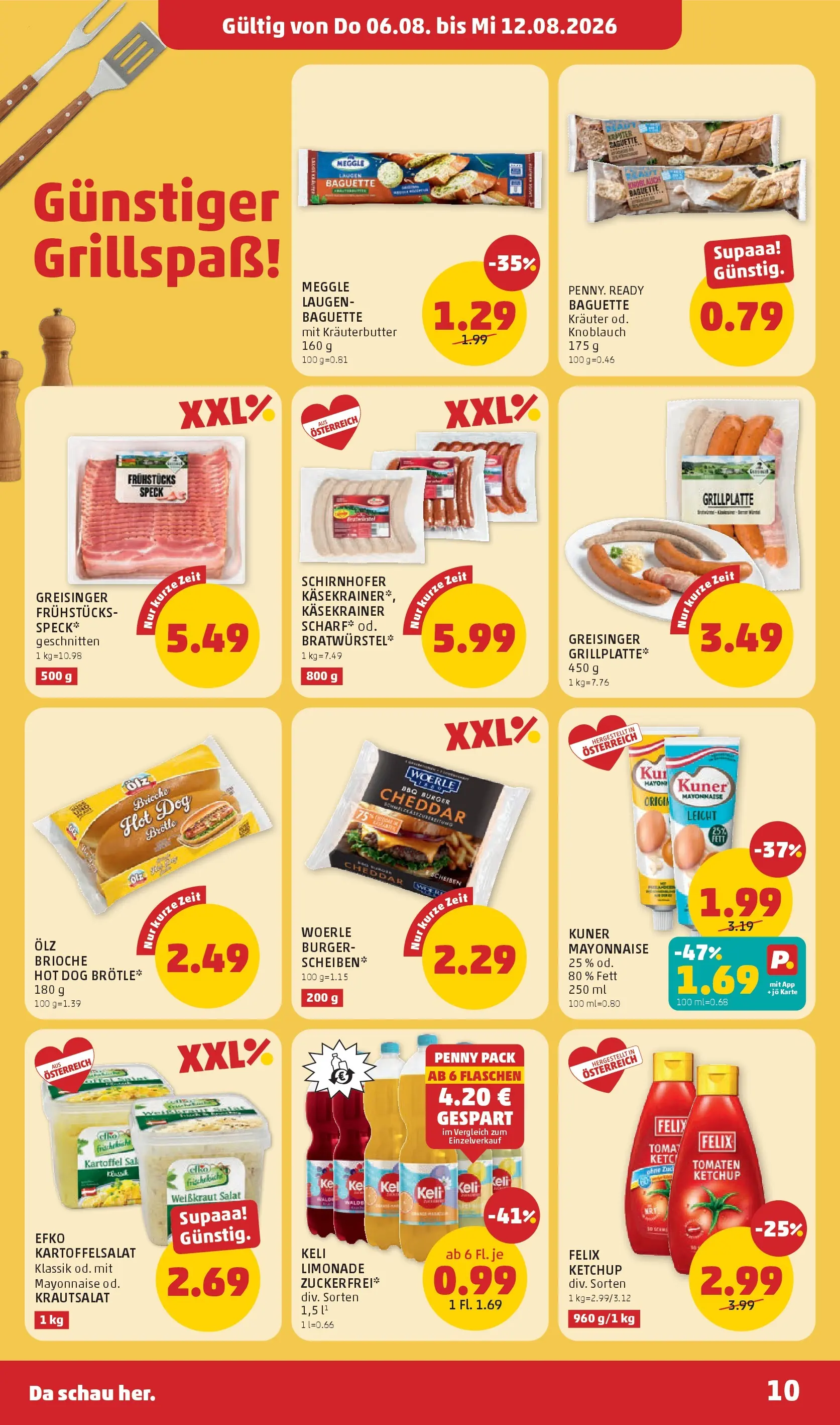 Penny Markt - PENNY: Die ganze Woche sparen. ab (06.08.2026) - Angebote, Prospekt | Seite: 10
